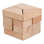 Joc logic IQ din lemn Tangram 3D fotografia produsului
