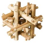 Joc logic IQ din lemn bambus Magic sticks fotografia produsului