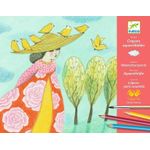 Atelier creioane acuarela Djeco, Echappees belles fotografia produsului
