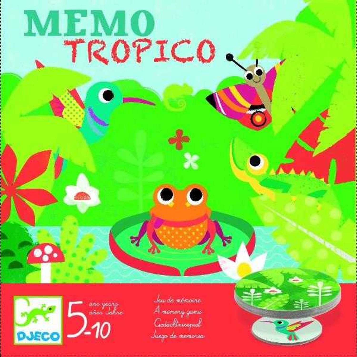 Joc de memorie MemoTropico Djeco fotografia produsului