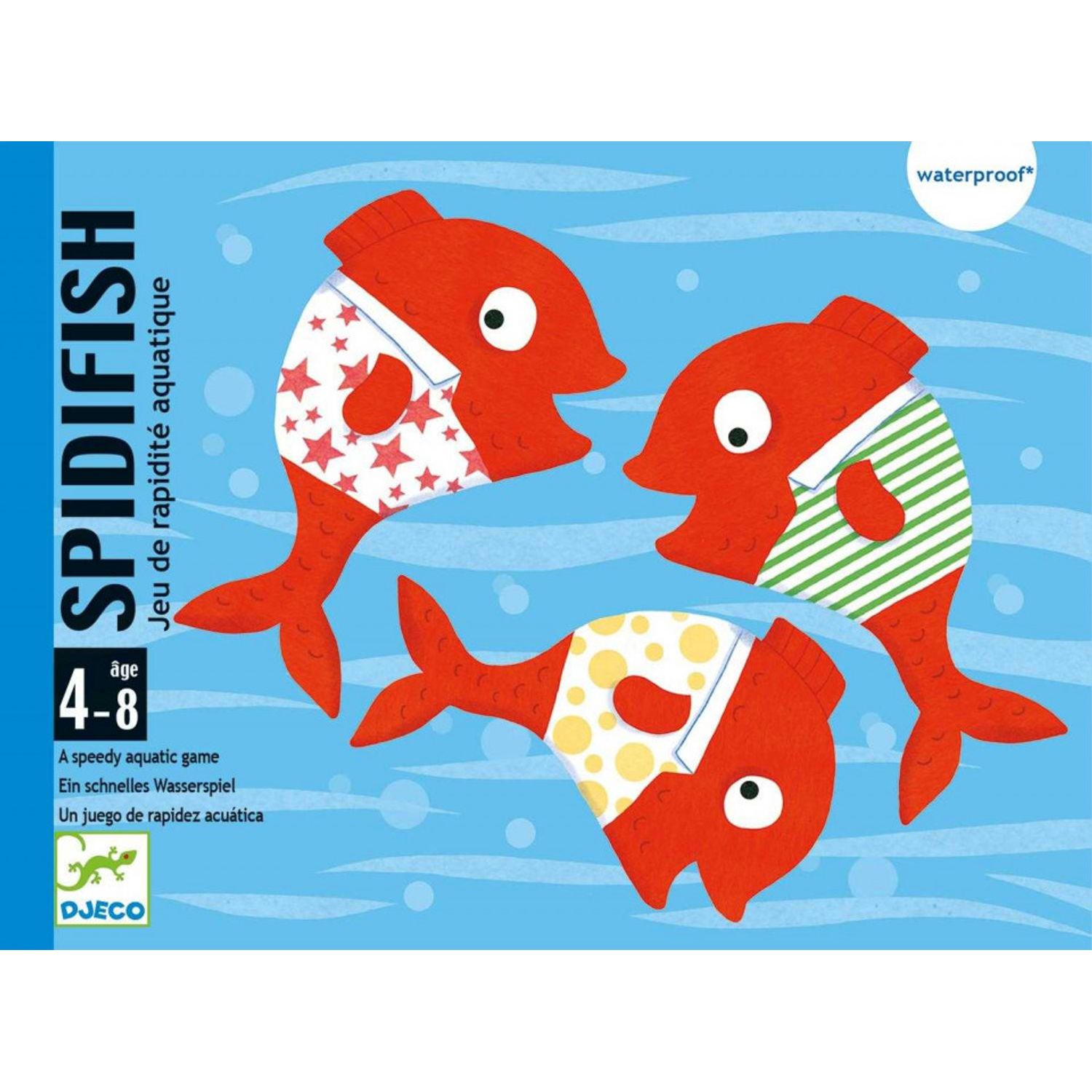 Joc acvatic cu carti Spidifish Djeco fotografia produsului
