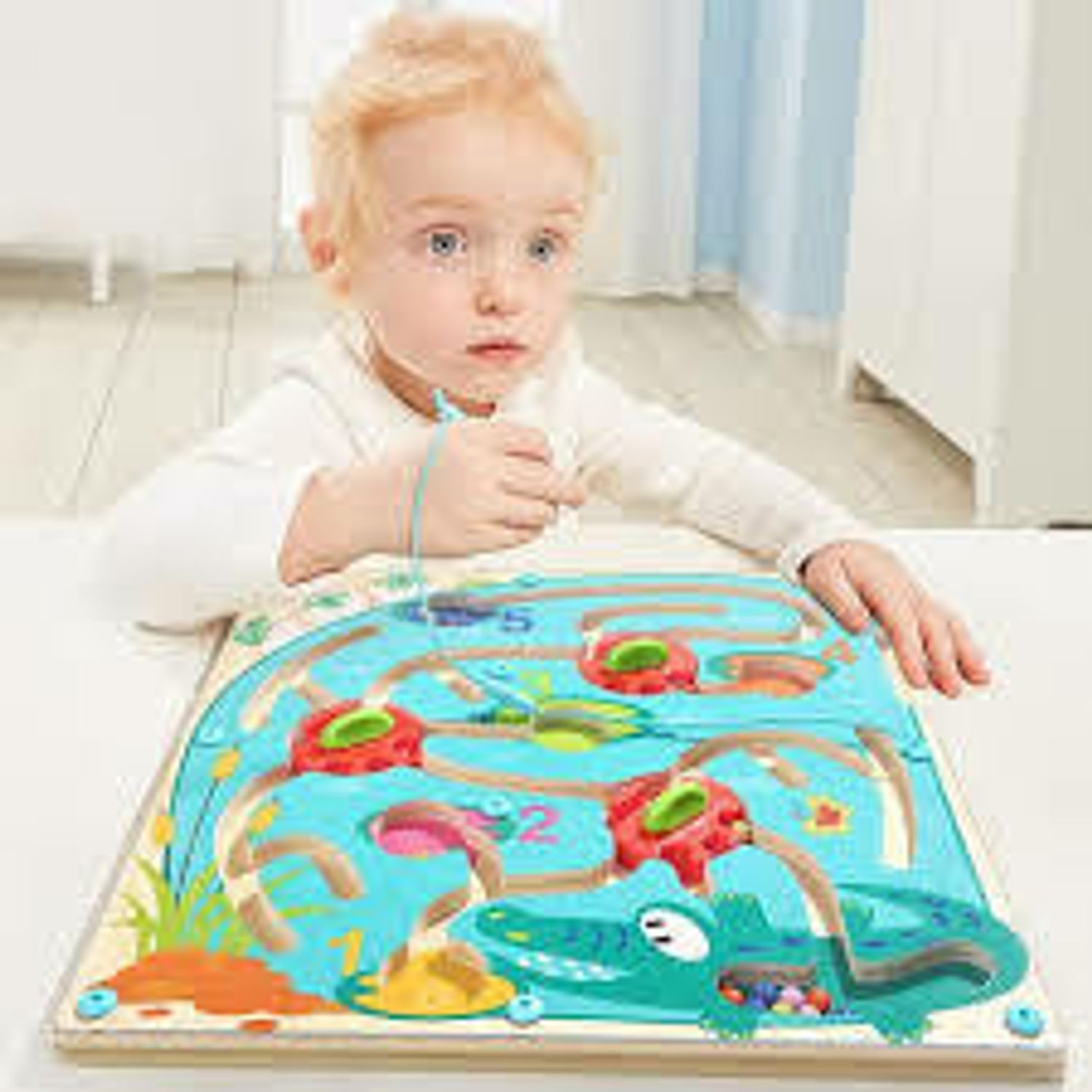 Puzzle labirint - Crocodilul fotografia produsului View 6 L