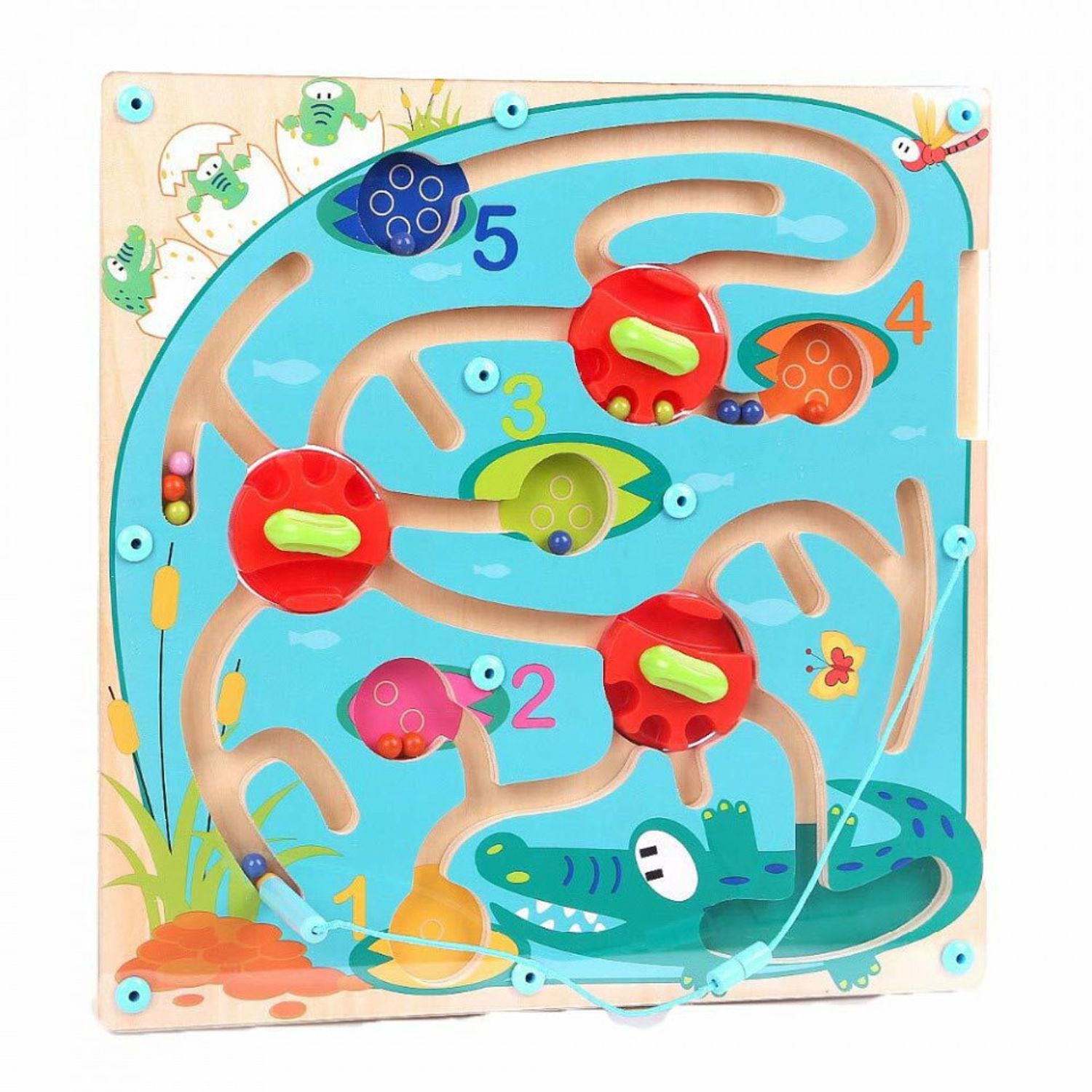 Puzzle labirint - Crocodilul fotografia produsului View 3 L