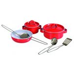 Set vase metalice rosii, Egmont fotografia produsului View 2 S