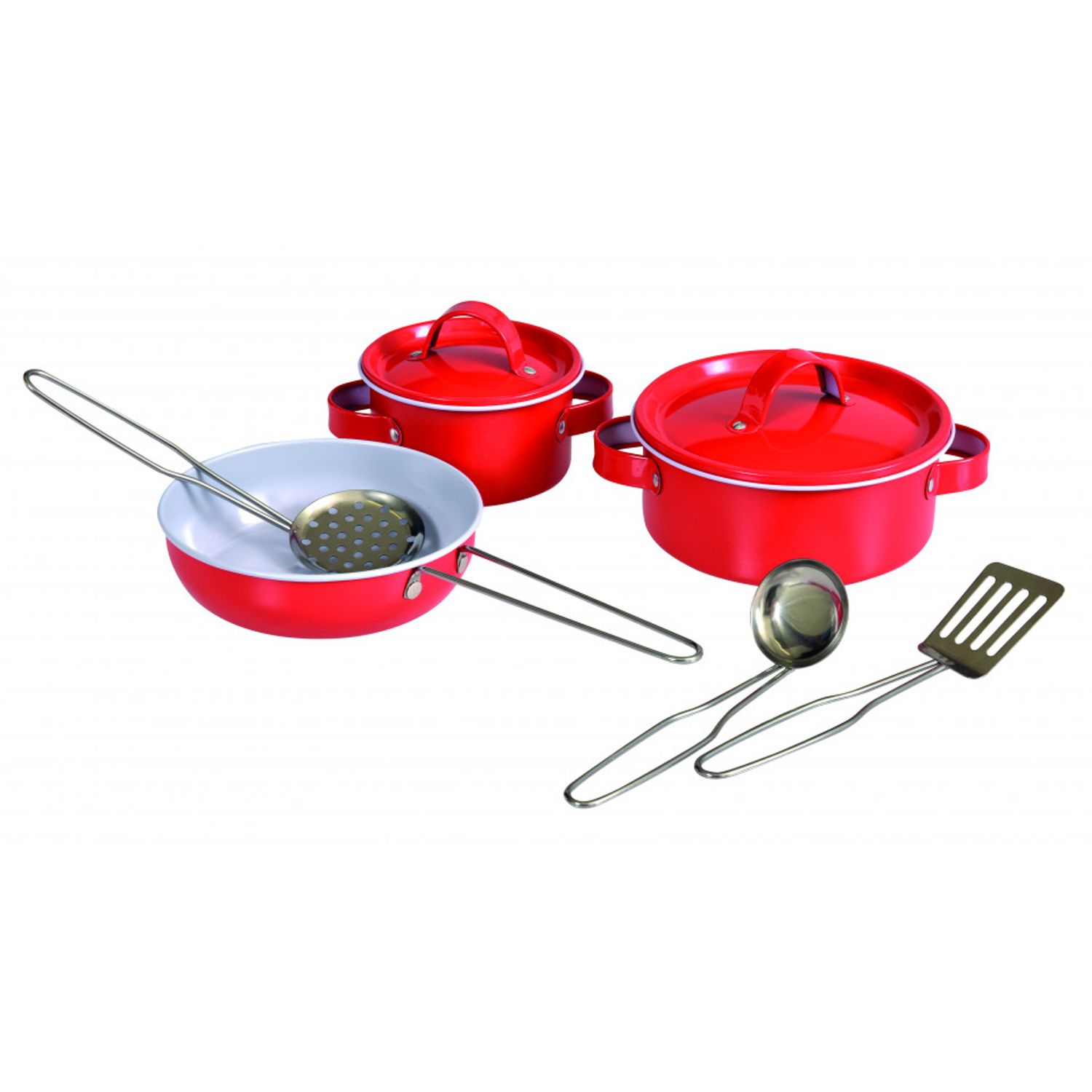 Set vase metalice rosii, Egmont fotografia produsului View 2 L