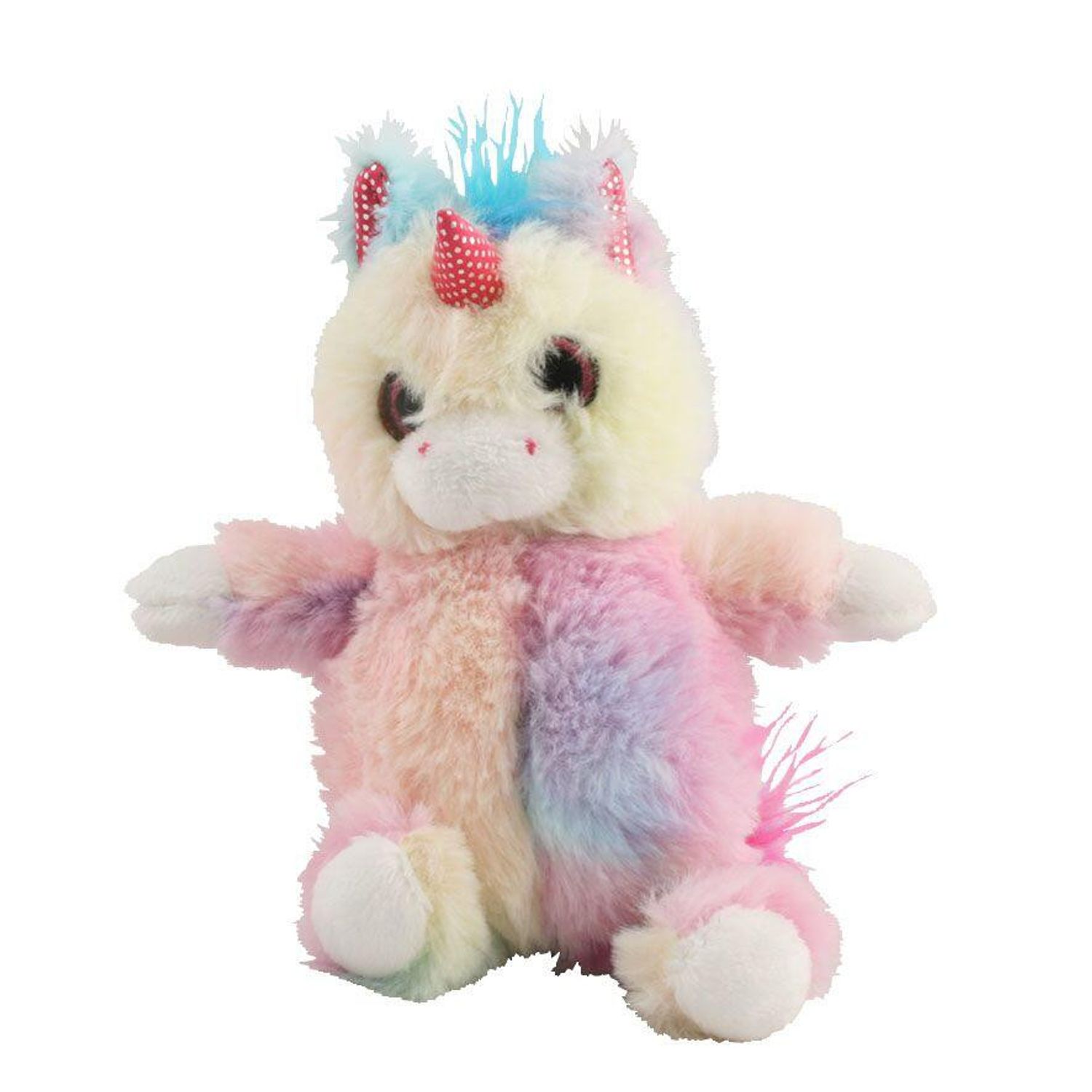 Unicorn pufos din plus fotografia produsului