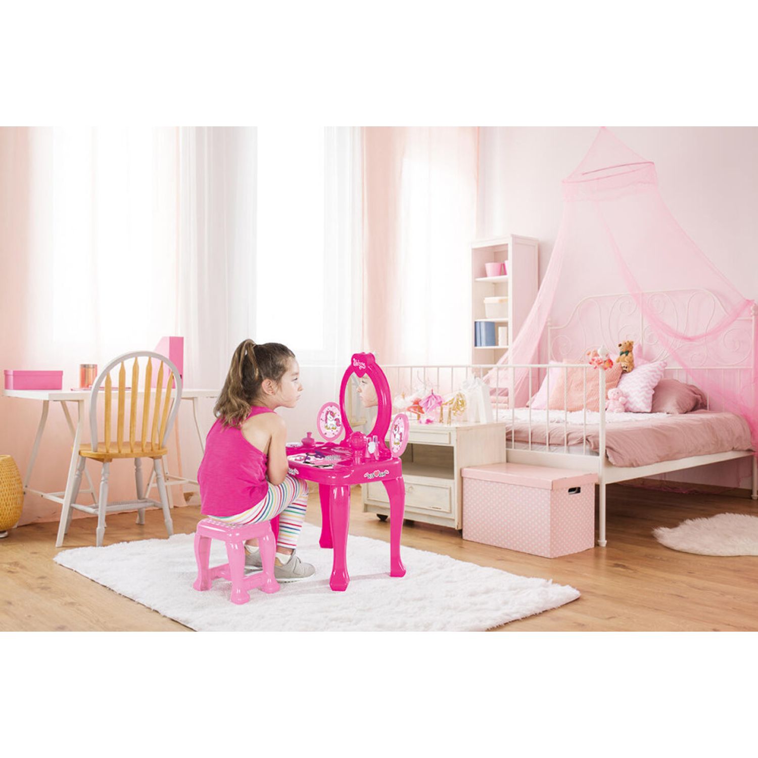 Masuta de toaleta cu scaun - Unicorn fotografia produsului View 6 L