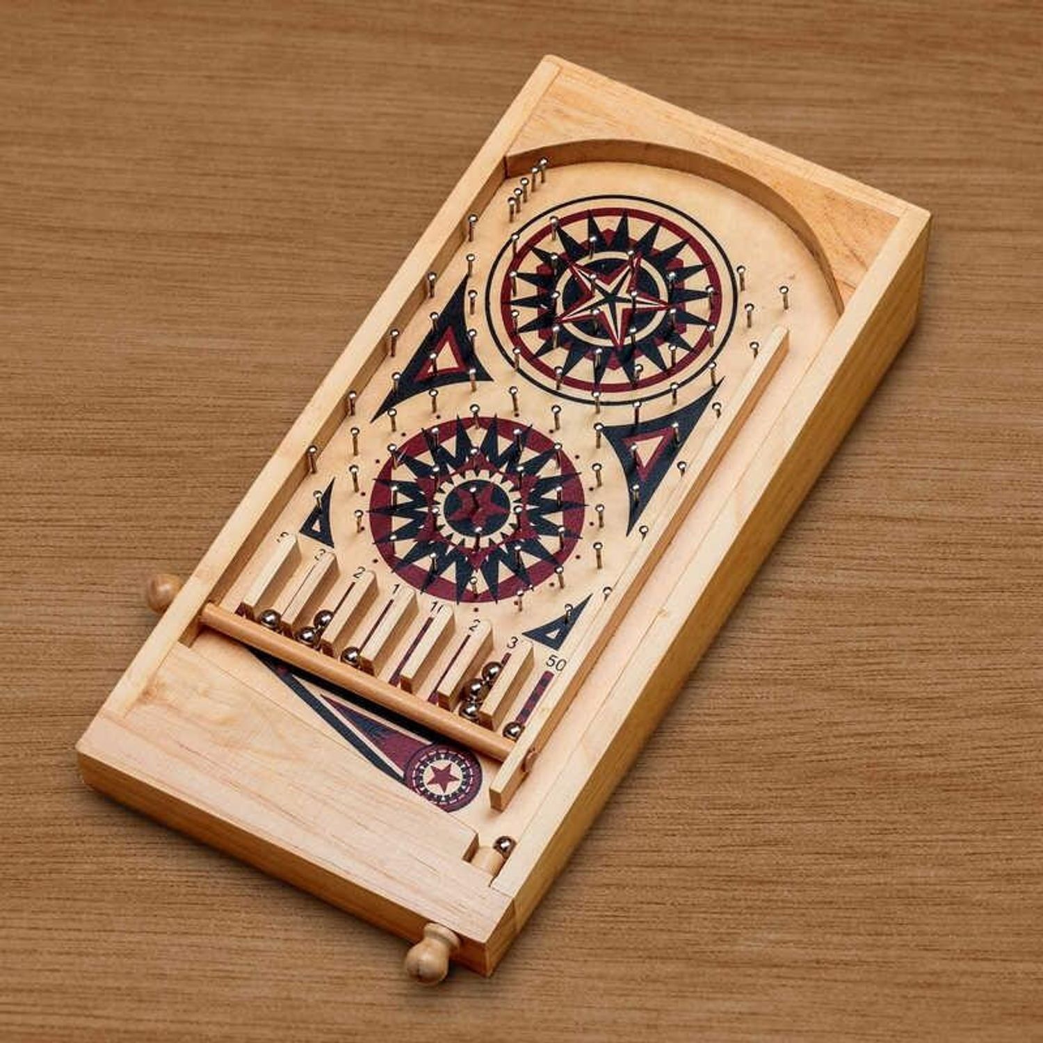 Joc Pinball din lemn fotografia produsului