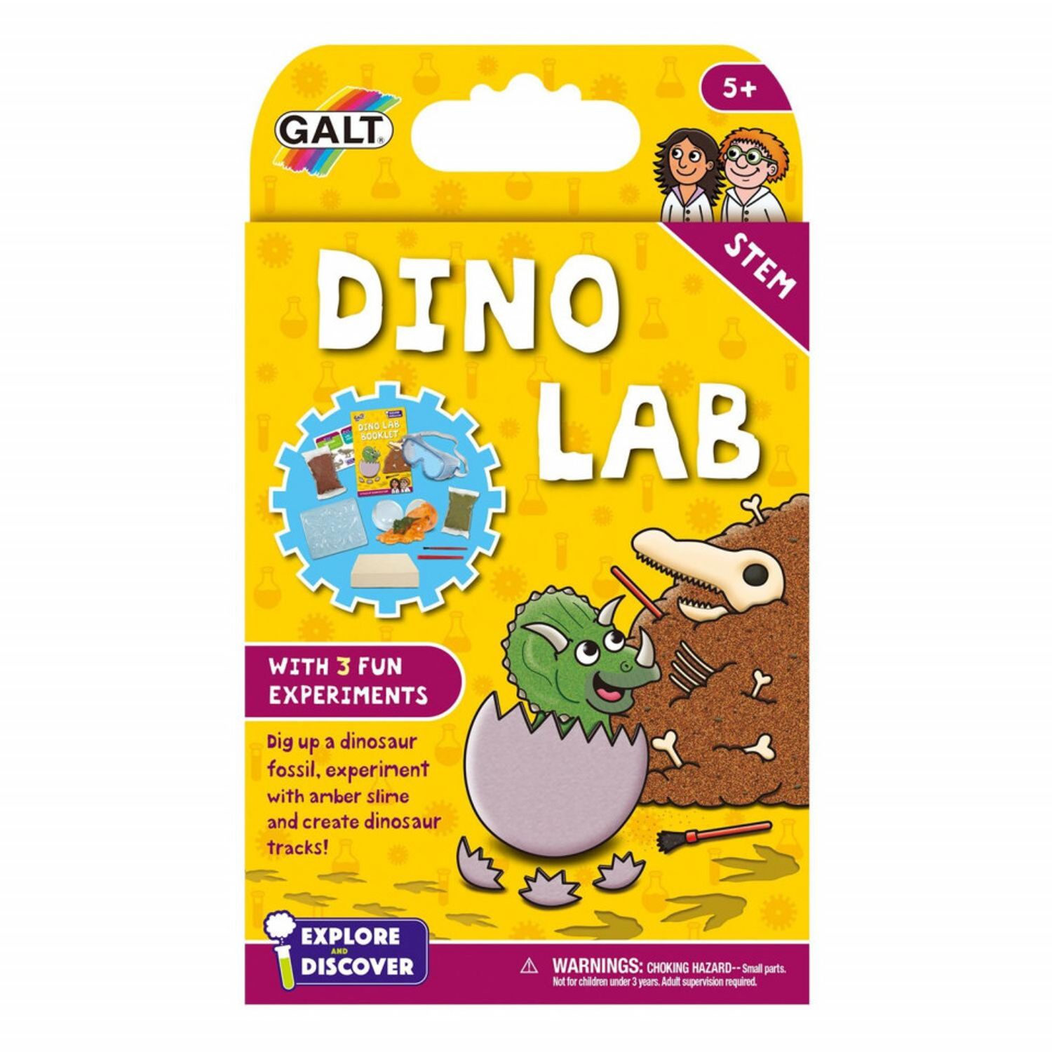 Set experimente - Dino Lab fotografia produsului View 3 L
