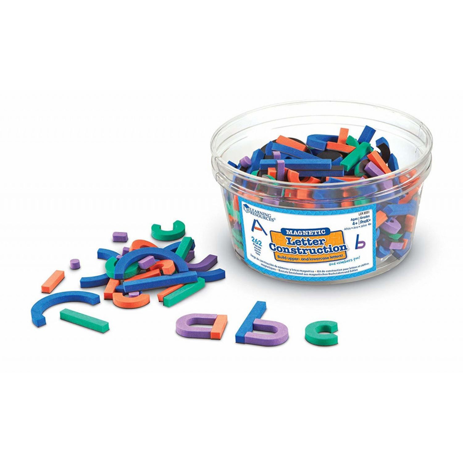 Set constructie magnetic - Litere si cifre fotografia produsului View 3 L