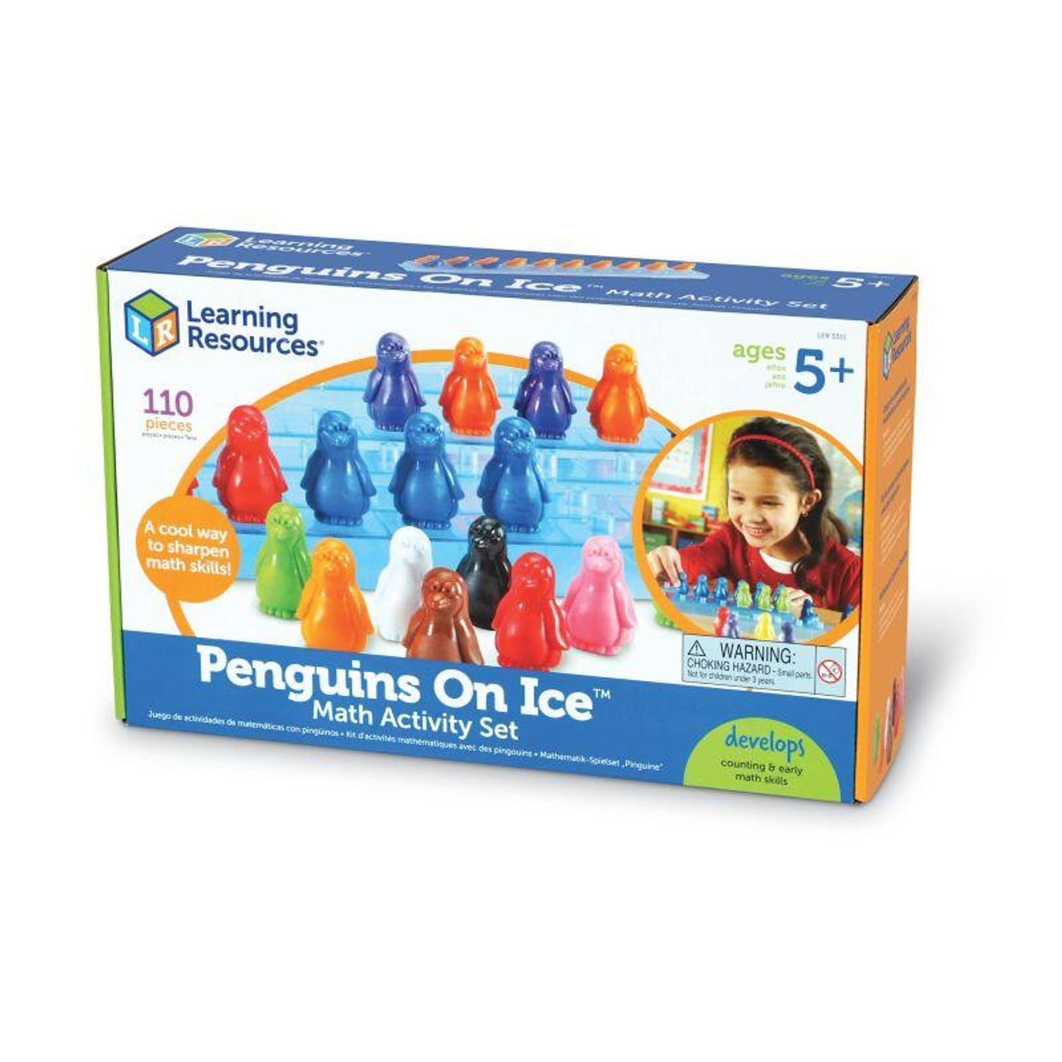 Set de matematica - pinguinii pe gheata fotografia produsului