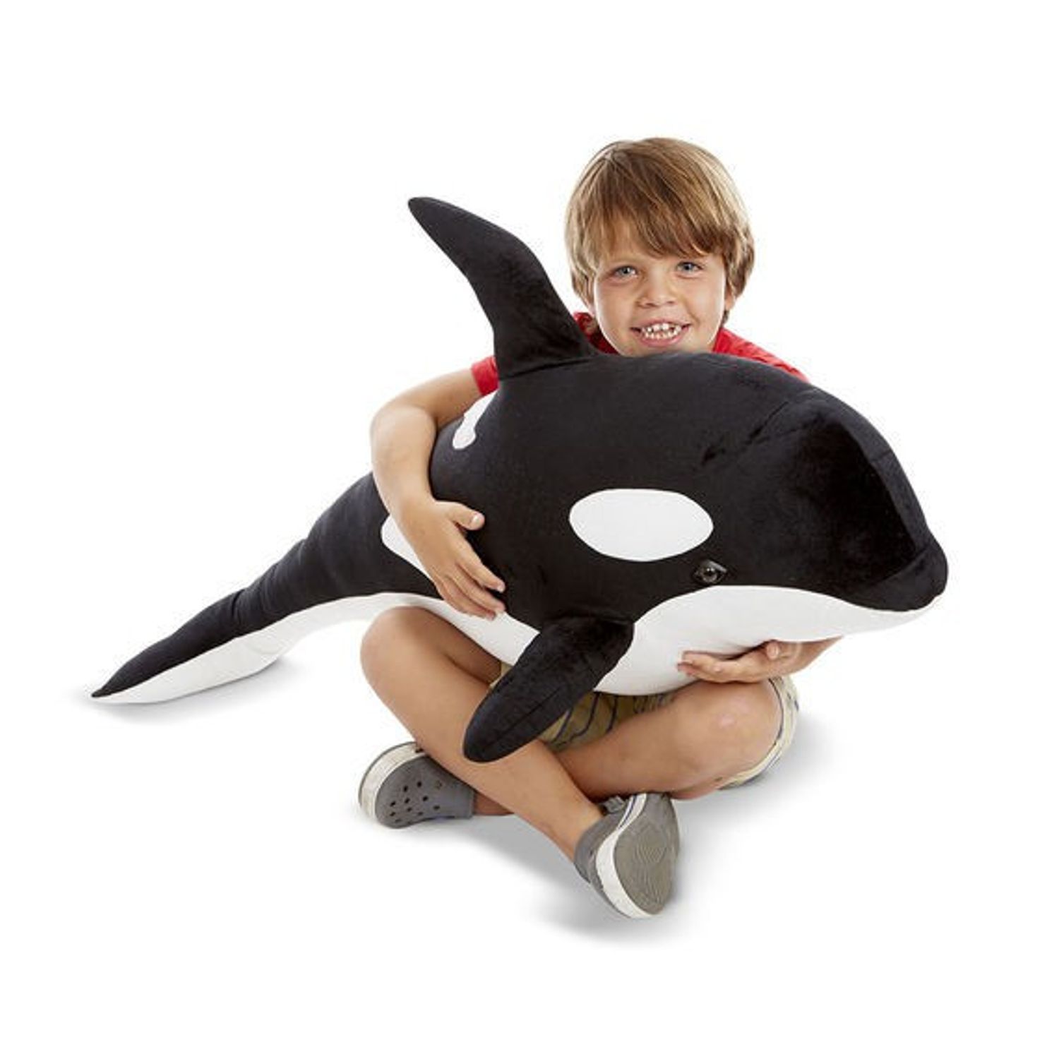 Orca gigant din plus - Melissa and Doug fotografia produsului View 3 L
