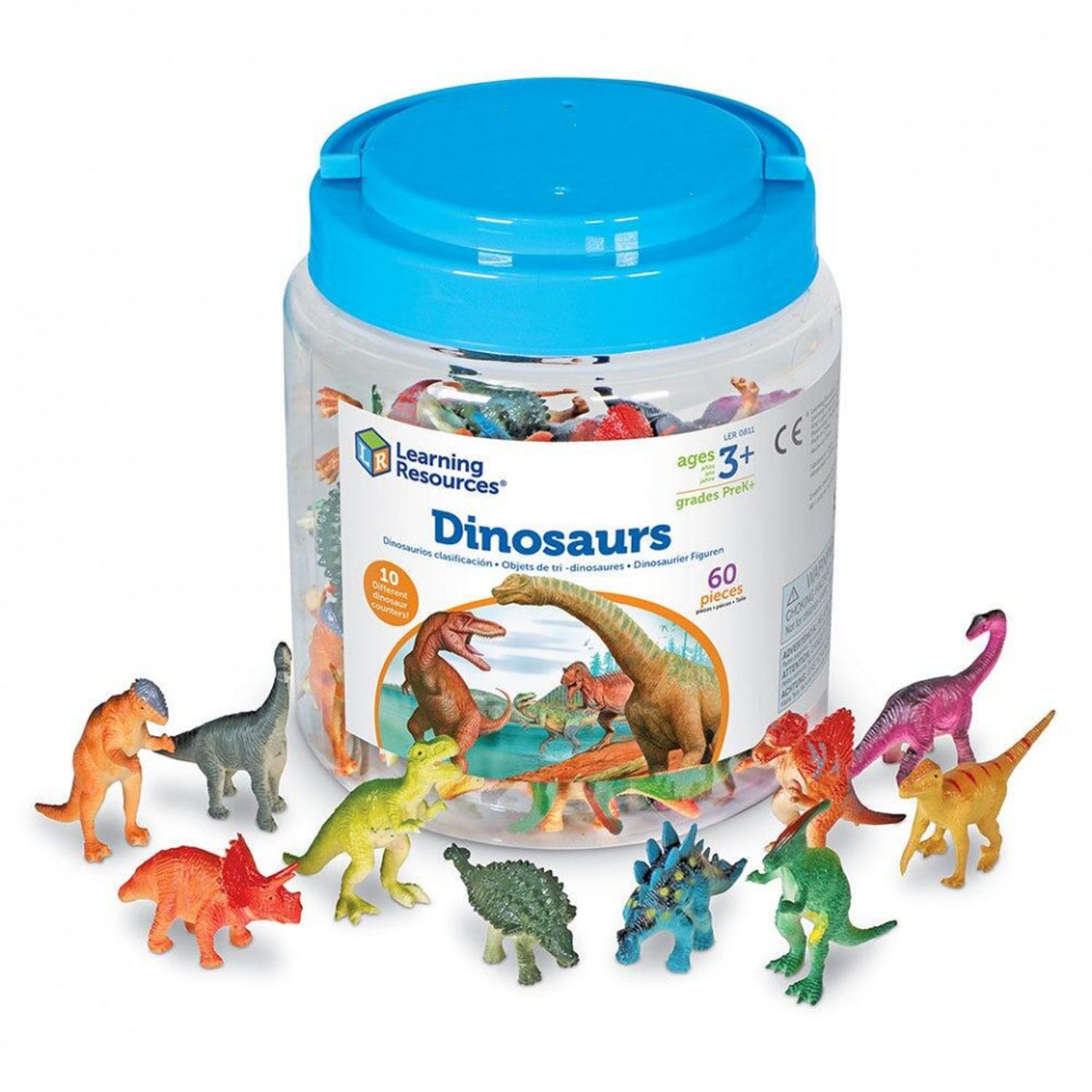 Set pentru sortat - Dinozauri jucausi (60 piese) fotografia produsului View 4 L