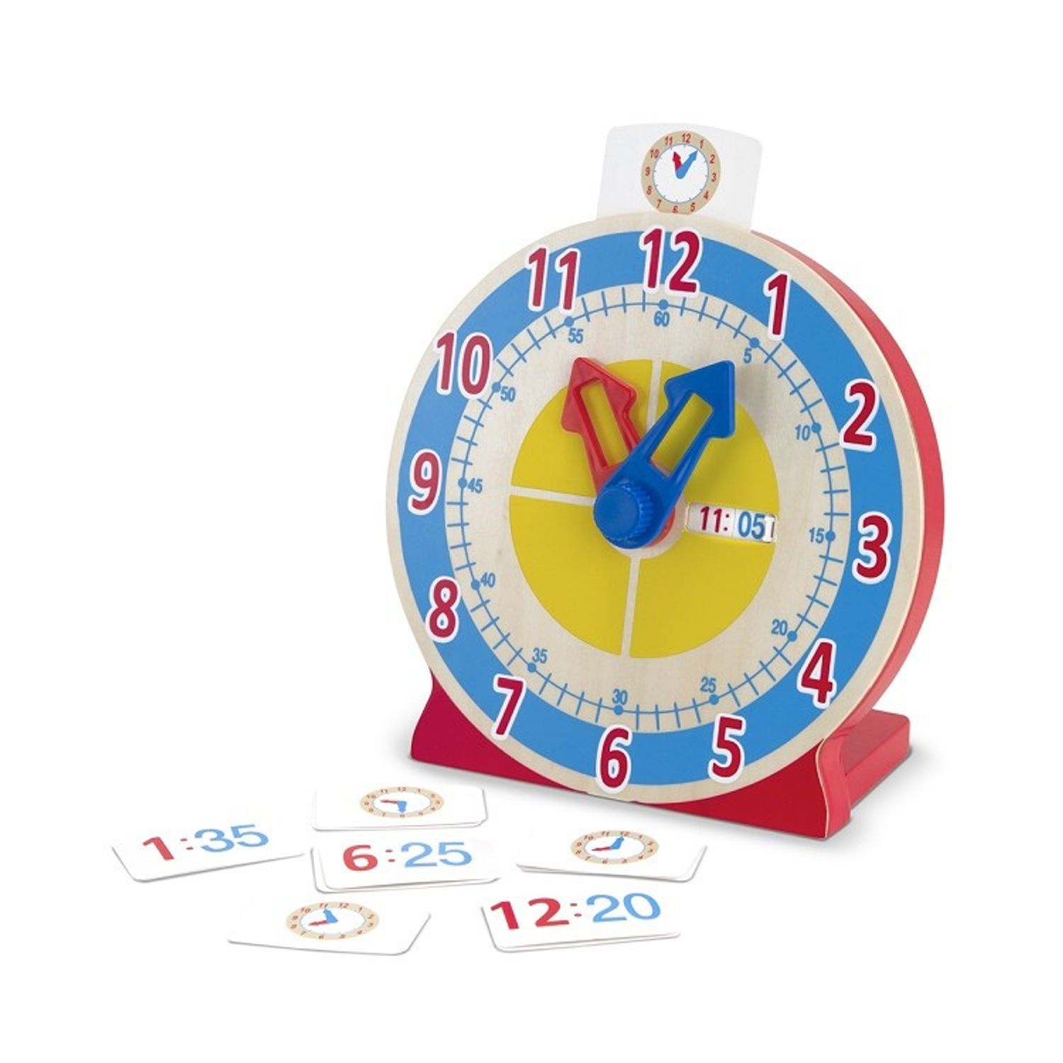 Ceas educativ din lemn Melissa and Doug fotografia produsului