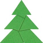 IQ game din piatra Christmas Tree fotografia produsului