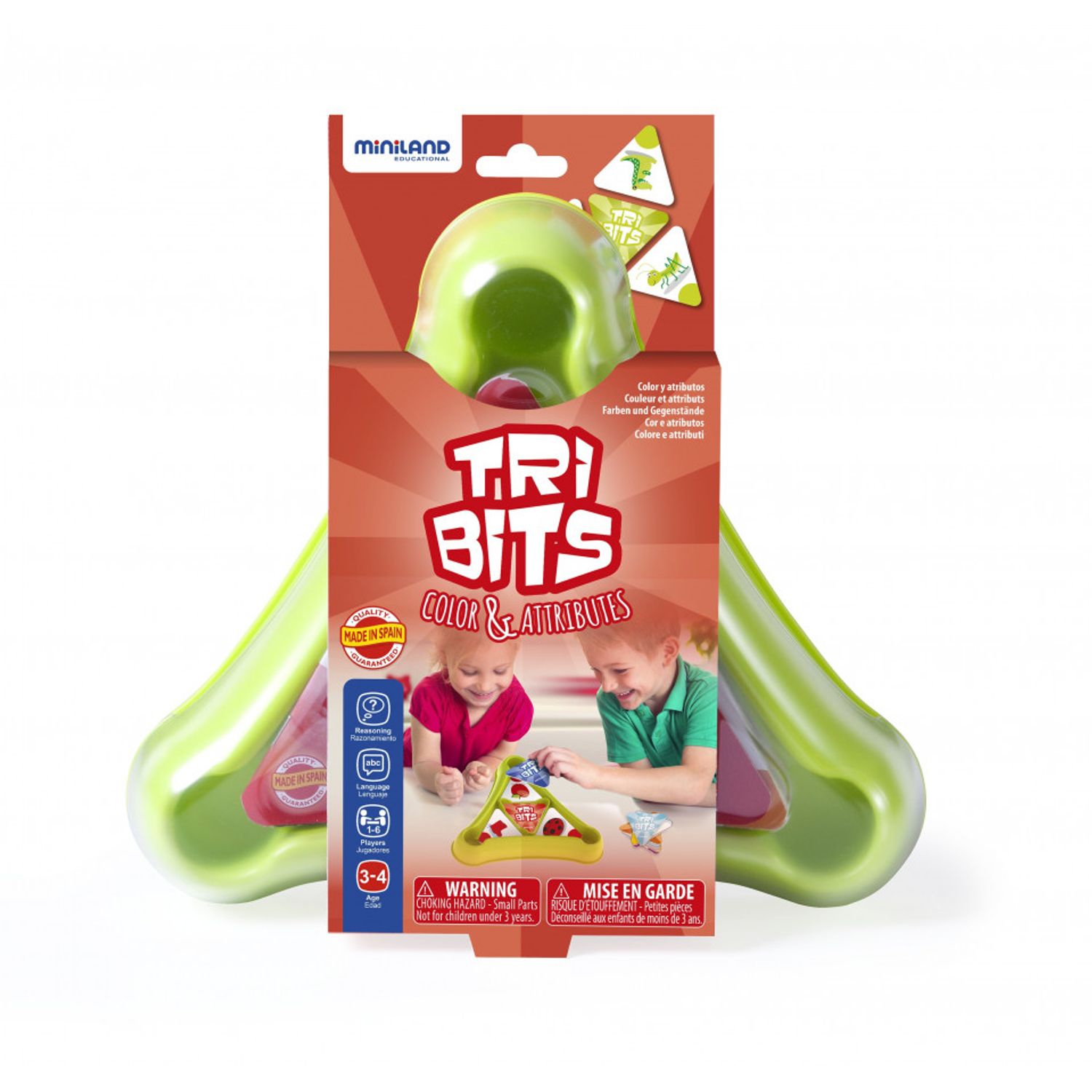 Joc Tri-Bits Culori si Caracteristici - Miniland fotografia produsului