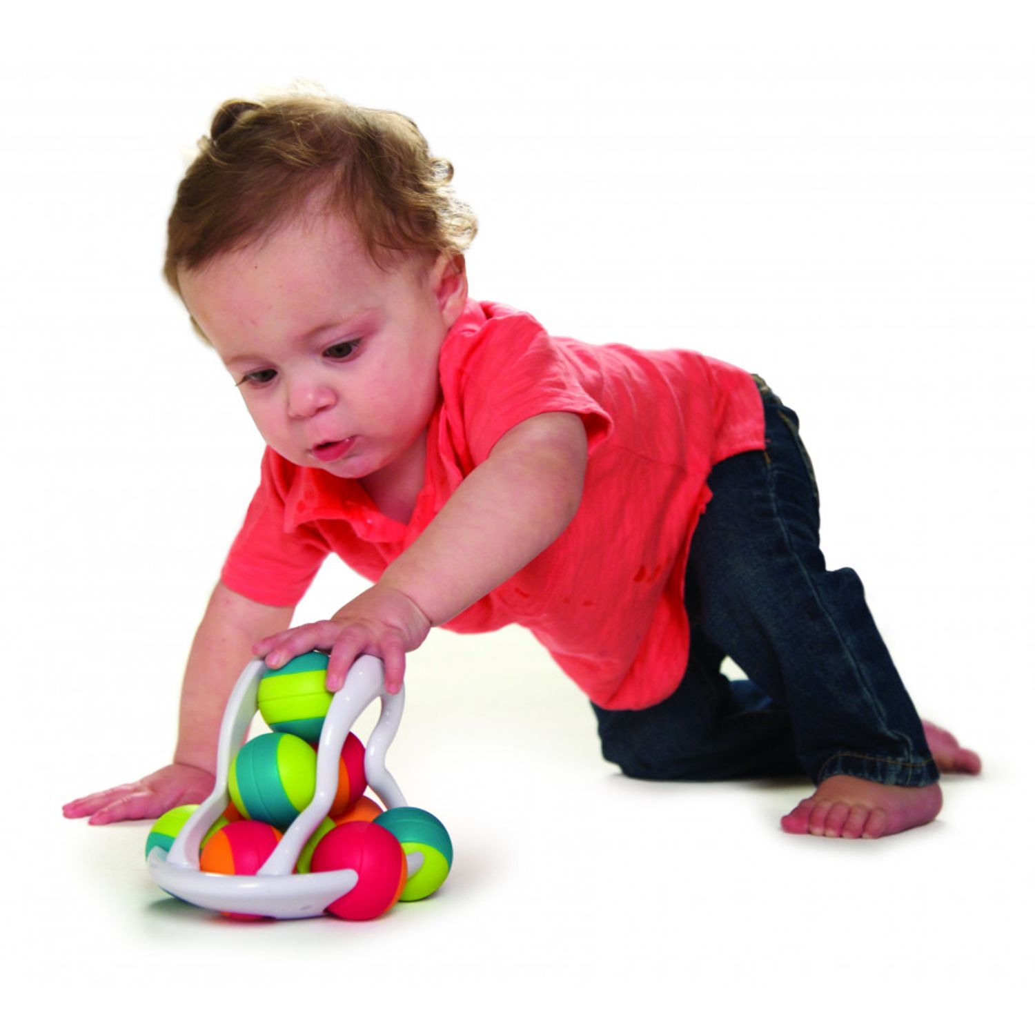 Jucarie distractiva cu bile Rollio - Fat Brain Toys fotografia produsului