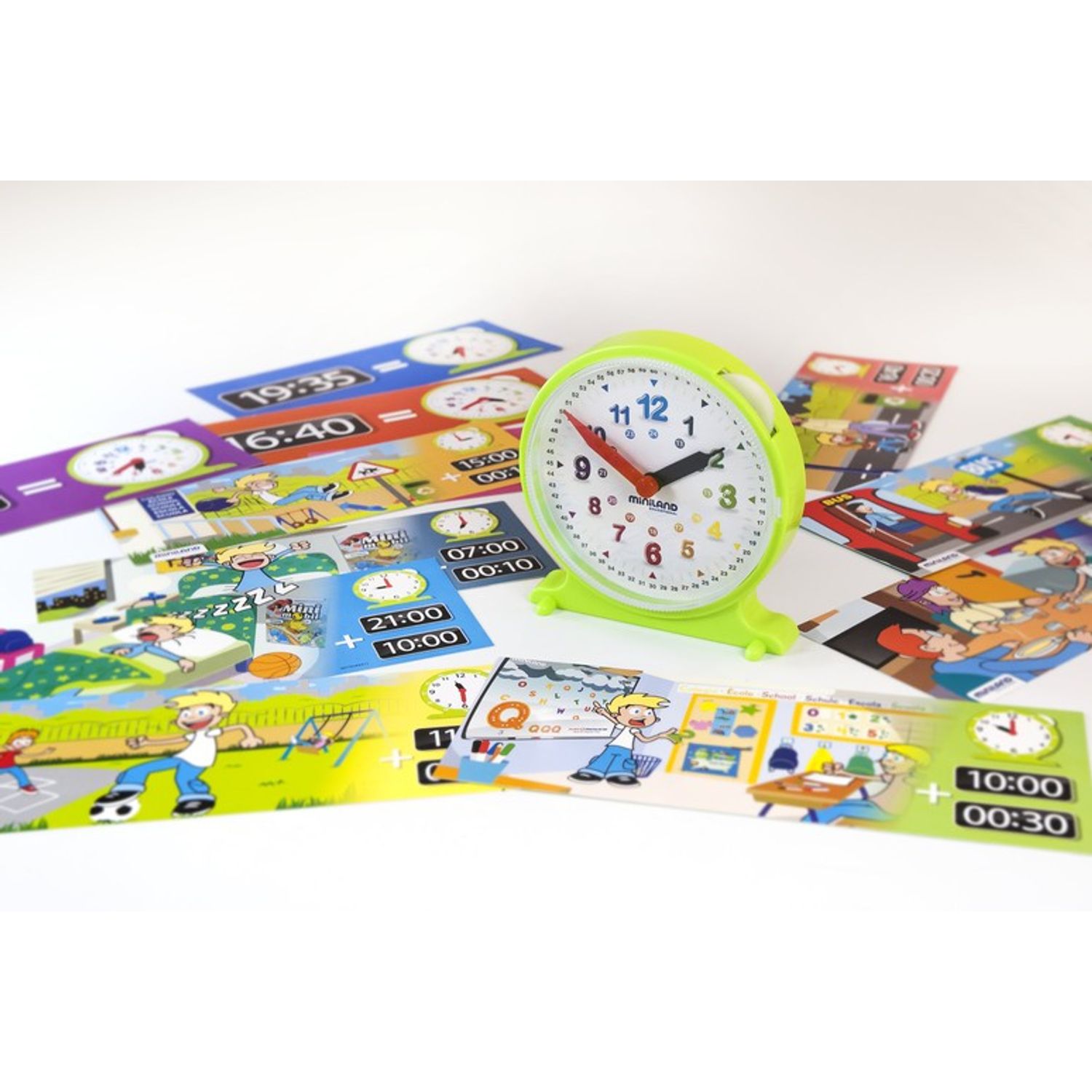 Ceas educativ cu activitati - Miniland fotografia produsului View 2 L