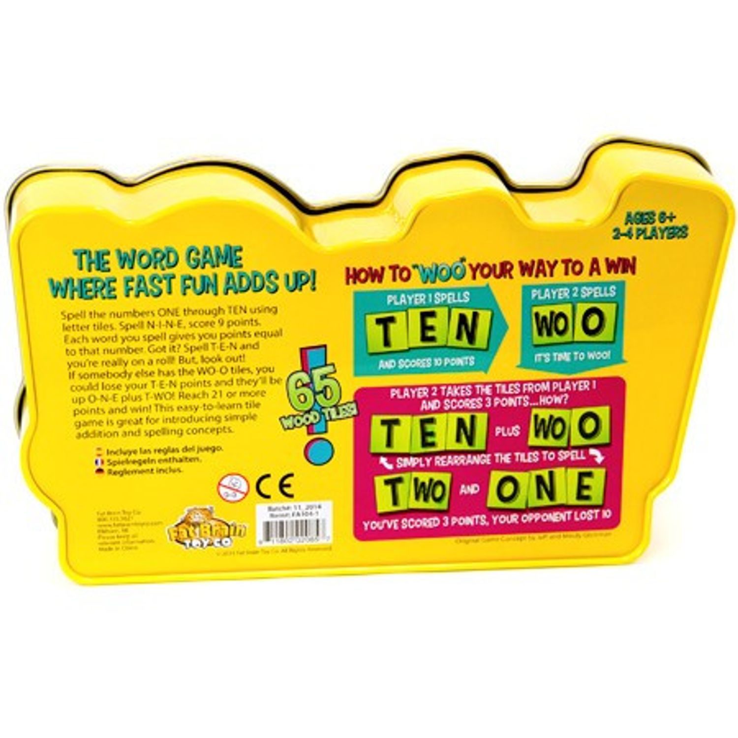 Joc educativ cu litere si numere Woo - Fat Brain Toys fotografia produsului View 2 L