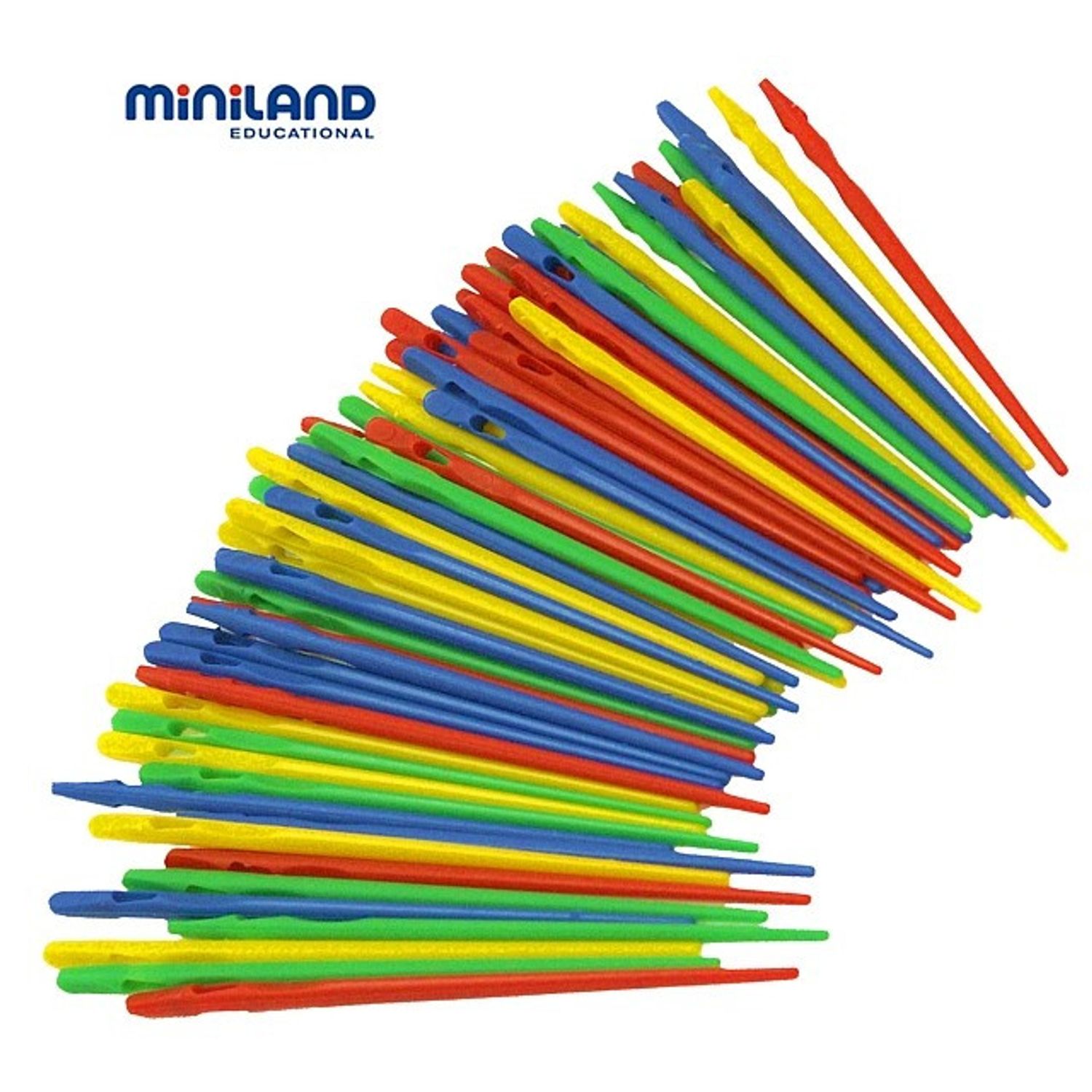 Set ace mari pentru insirat Miniland 100 buc fotografia produsului View 2 L