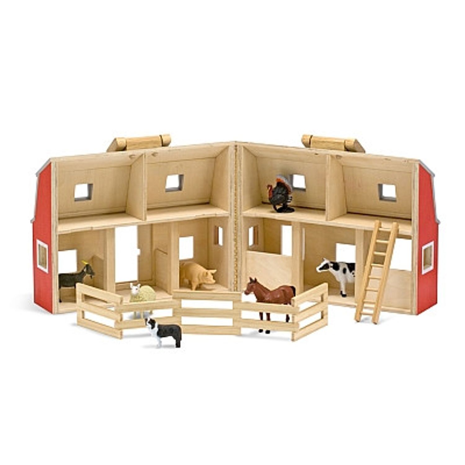Grajd din lemn pliabil Melissa and Doug fotografia produsului View 2 L
