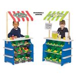 Stand de joaca din lemn Fructe si legume fotografia produsului