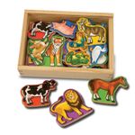 Animale de lemn cu magneti Melissa and Doug fotografia produsului View 2 S