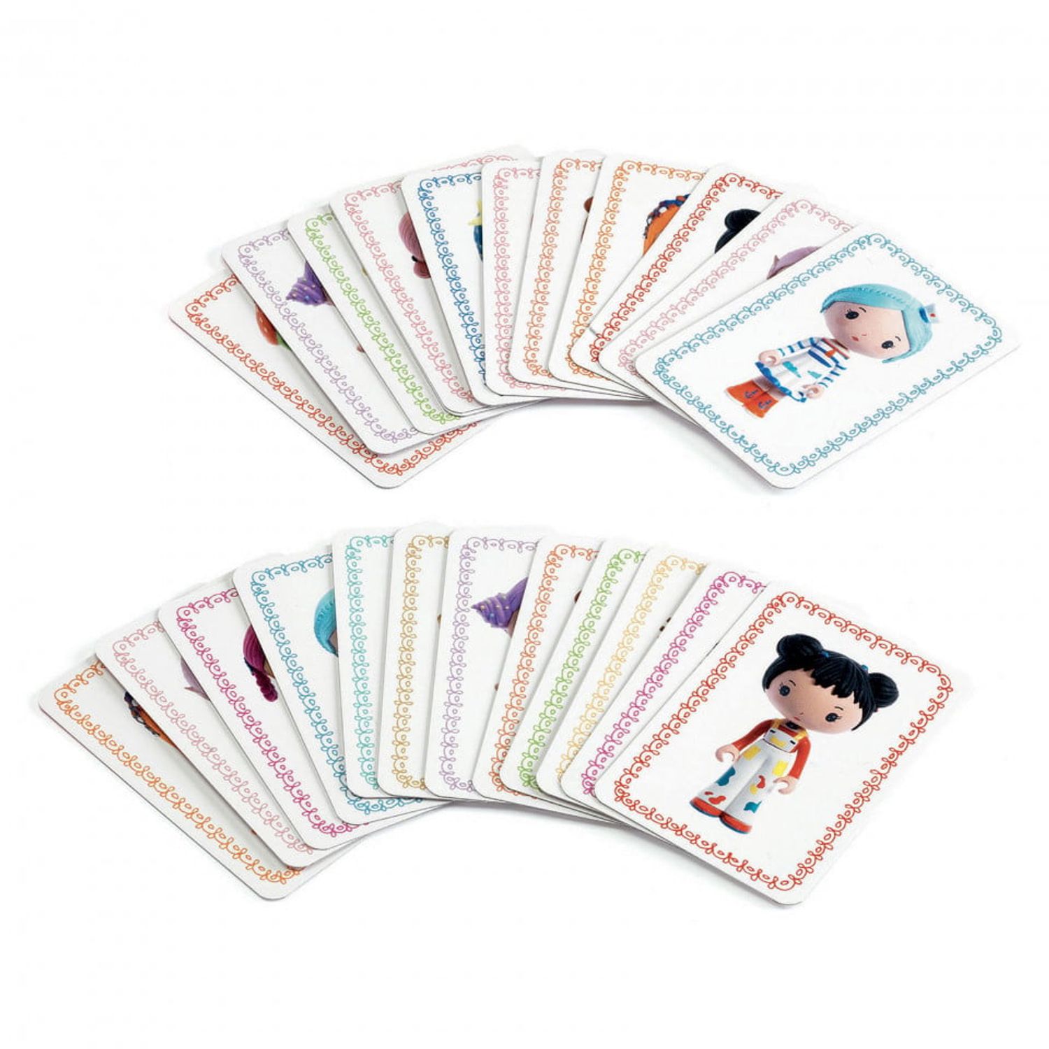 Joc de carti Djeco Mini Mistigri, printesele Tinyly fotografia produsului View 2 L
