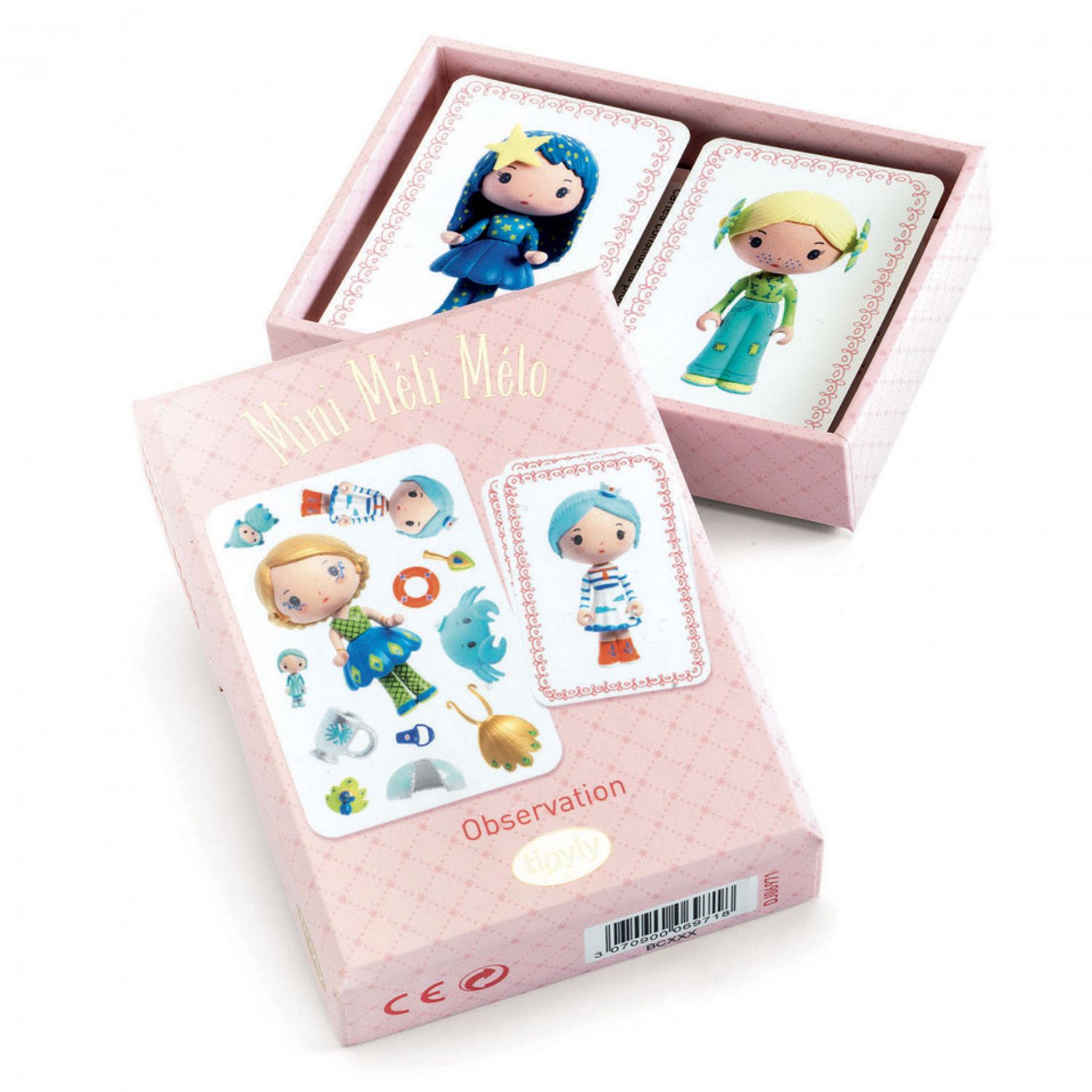 Joc de carti Djeco Mini Meli-Melo, printesele Tinyly fotografia produsului