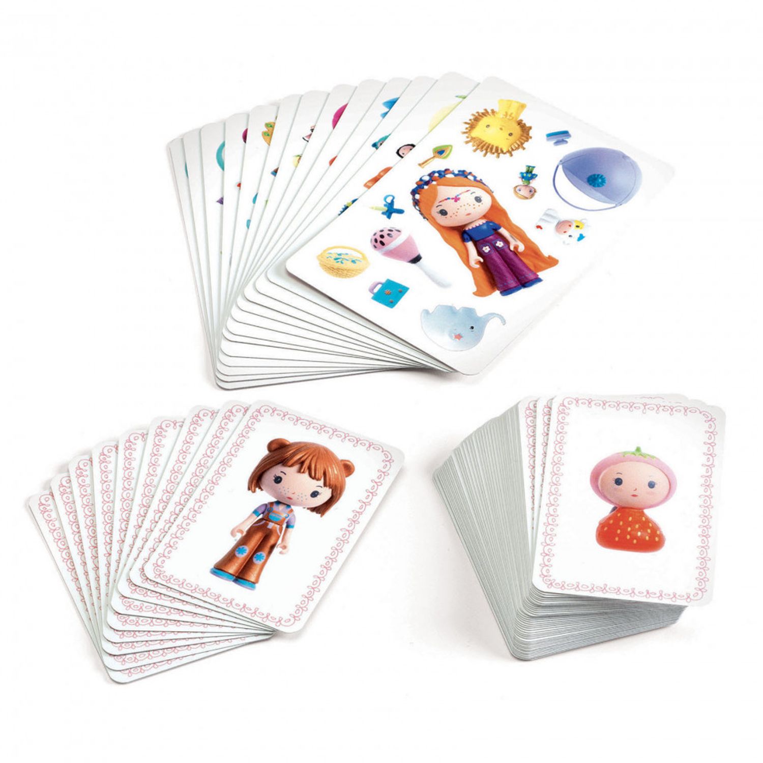 Joc de carti Djeco Mini Meli-Melo, printesele Tinyly fotografia produsului View 2 L