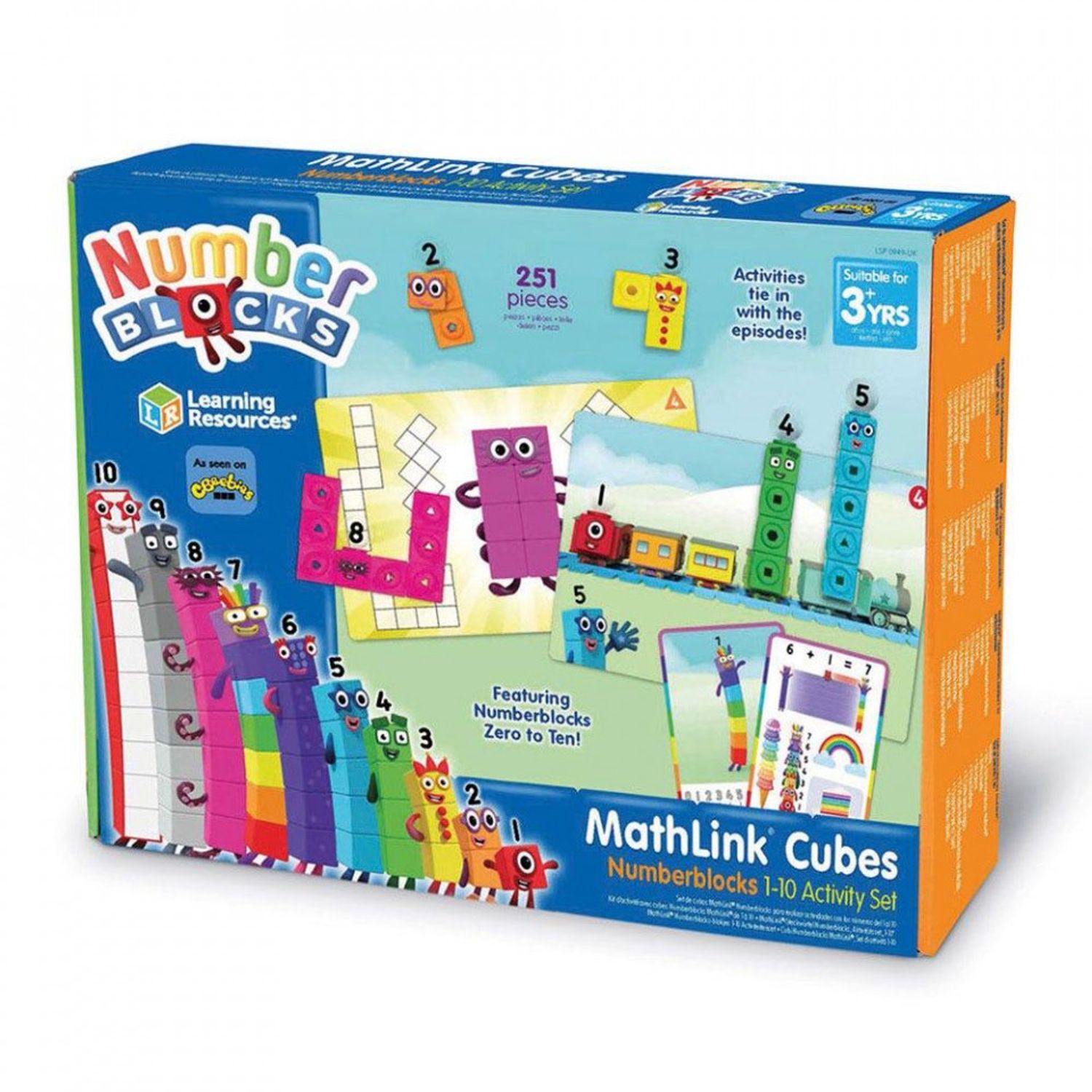 Set de activitati Learning Resources - MathLink Cubes Numberblocks de la 1 - 10, in limba engleza fotografia produsului View 6 L