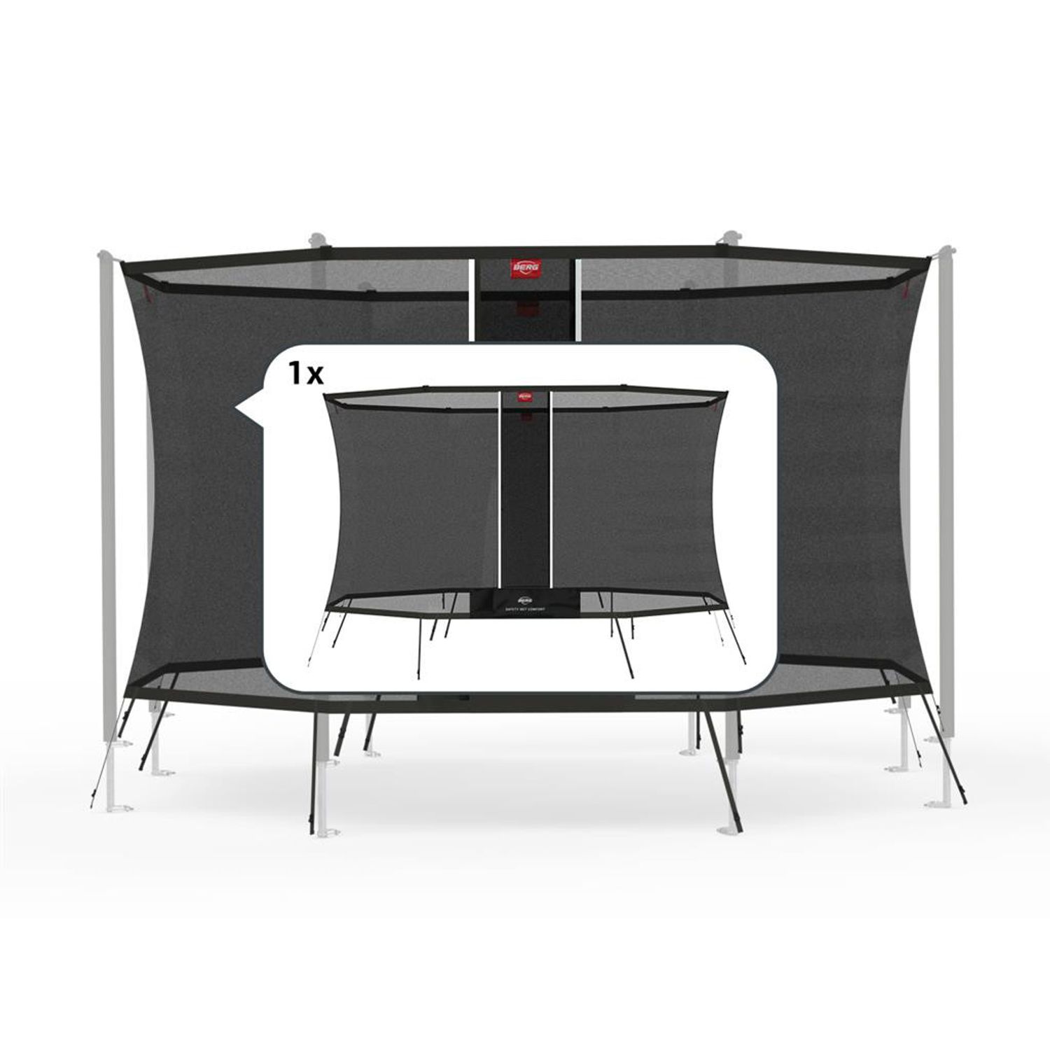 Plasa pentru siguranta trambulina 380-8 stalpi fotografia produsului