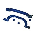 Set manere din plastic 25 cm Albastru fotografia produsului