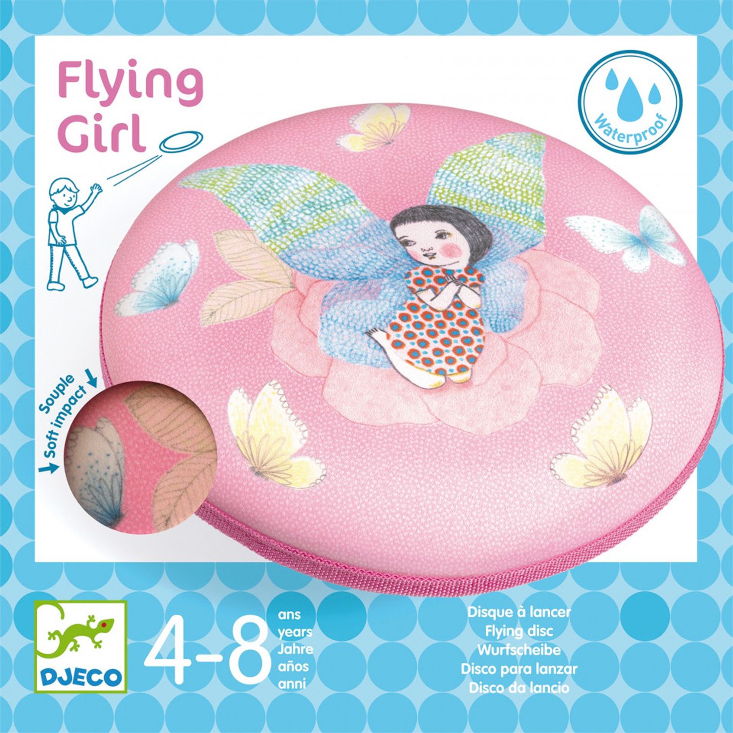 Disc frisbee Djeco, Zborul zanei fotografia produsului