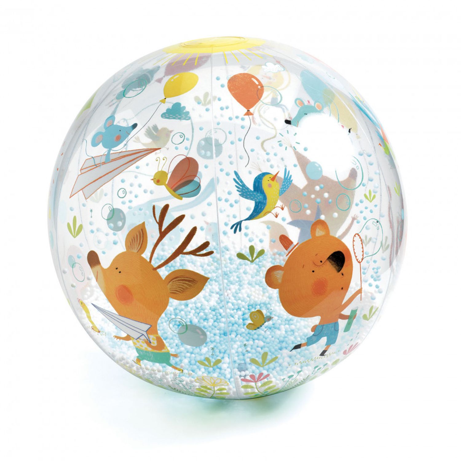 Minge usoara Djeco - Animalute in miscare, Bubbles ball fotografia produsului