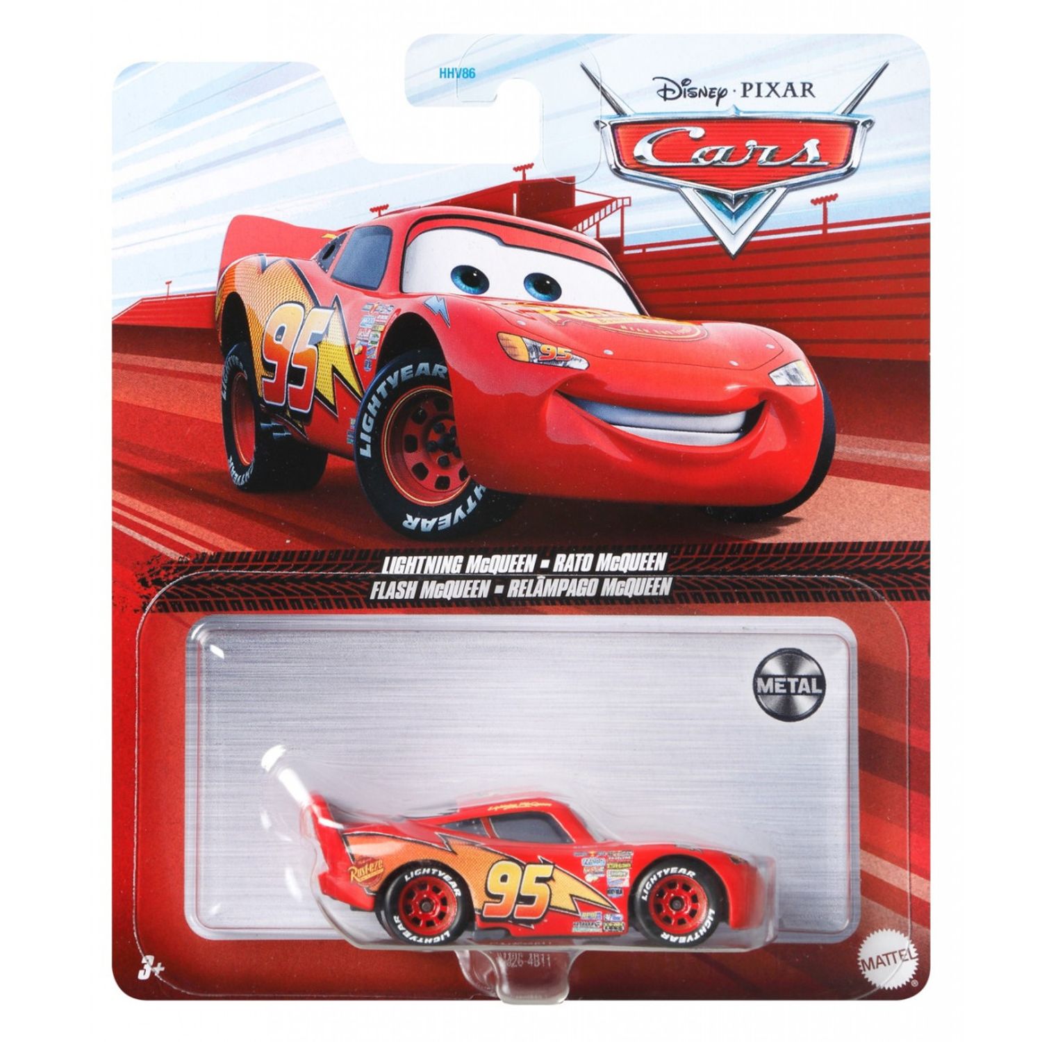 Masinuta metalica Cars 3 - Fulger McQueen, scara 1 la 55 fotografia produsului View 7 L