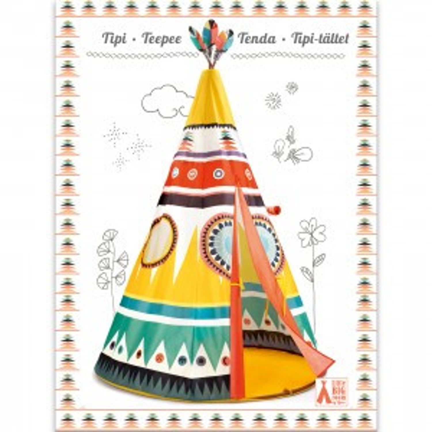 Cort Teepee djeco fotografia produsului View 4 L