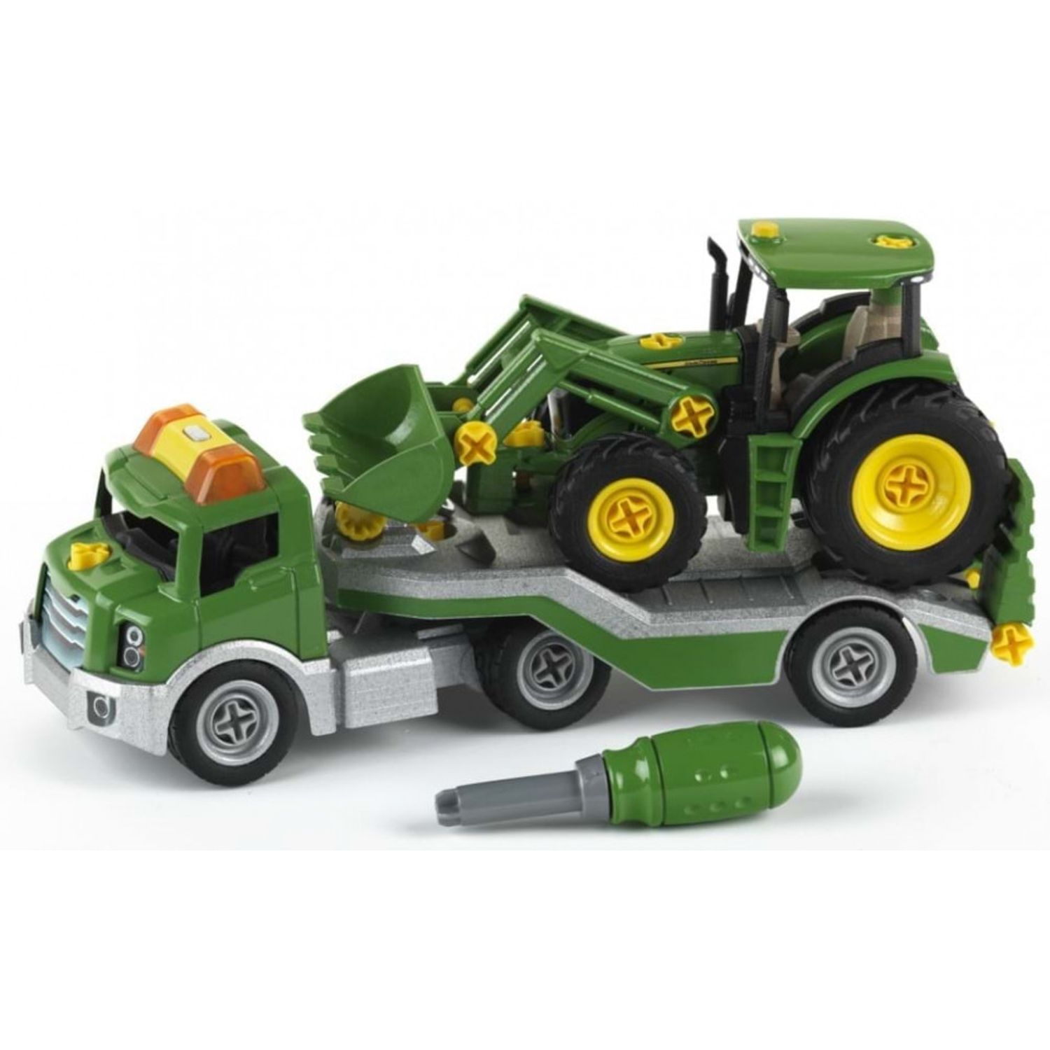 Trailer cu tractor John Deere fotografia produsului