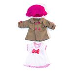Set imbracaminte vreme temperata pentru papusa fetita 32 cm fotografia produsului