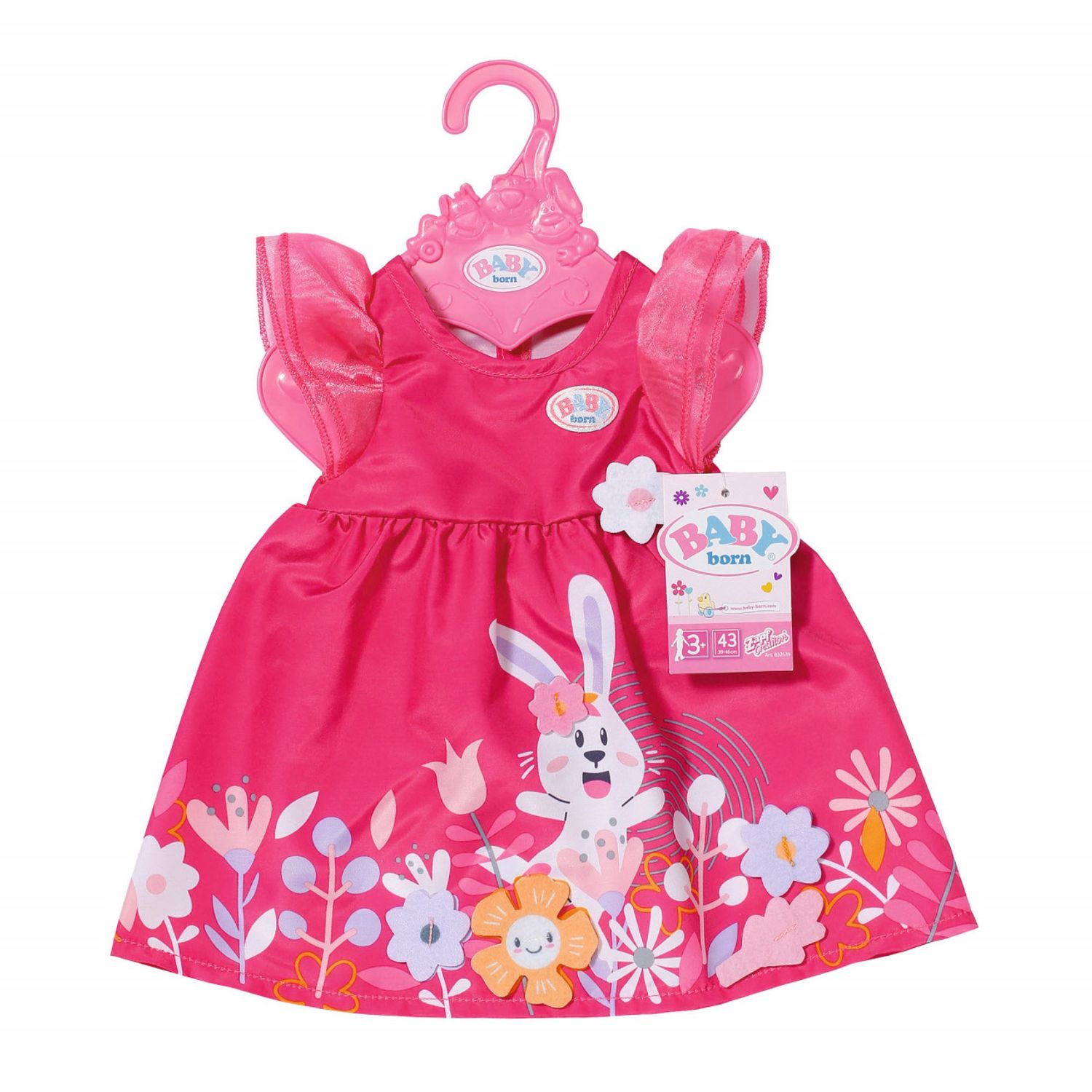 Baby Born - Rochita Cu Flori 43 Cm fotografia produsului View 3 L
