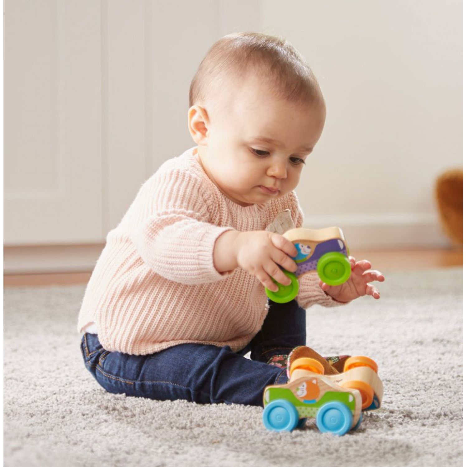 Masinute de stivuit cu animale - Melissa and Doug fotografia produsului View 2 L