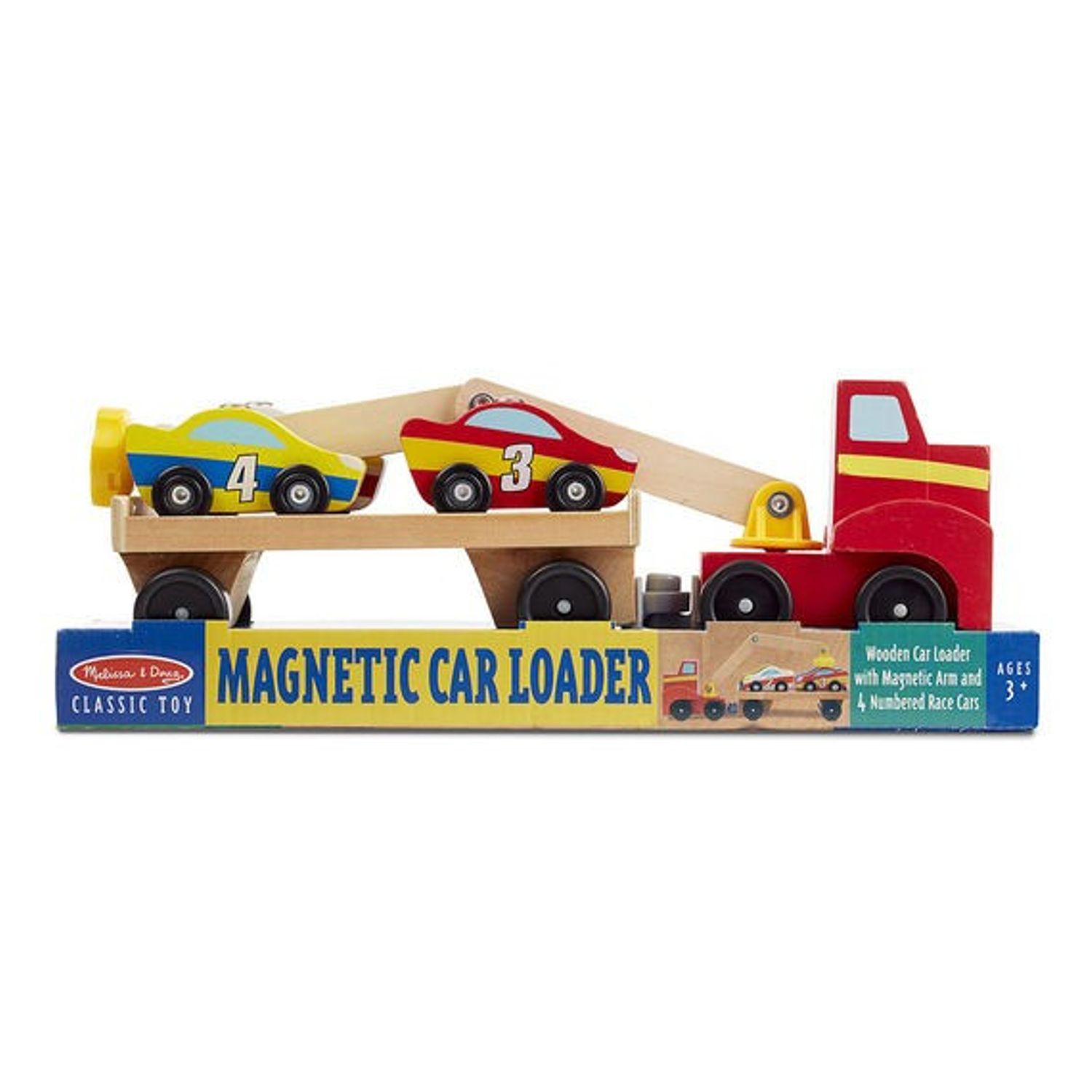 Transportor de masini cu elevator magnetic Melissa and Doug fotografia produsului View 4 L