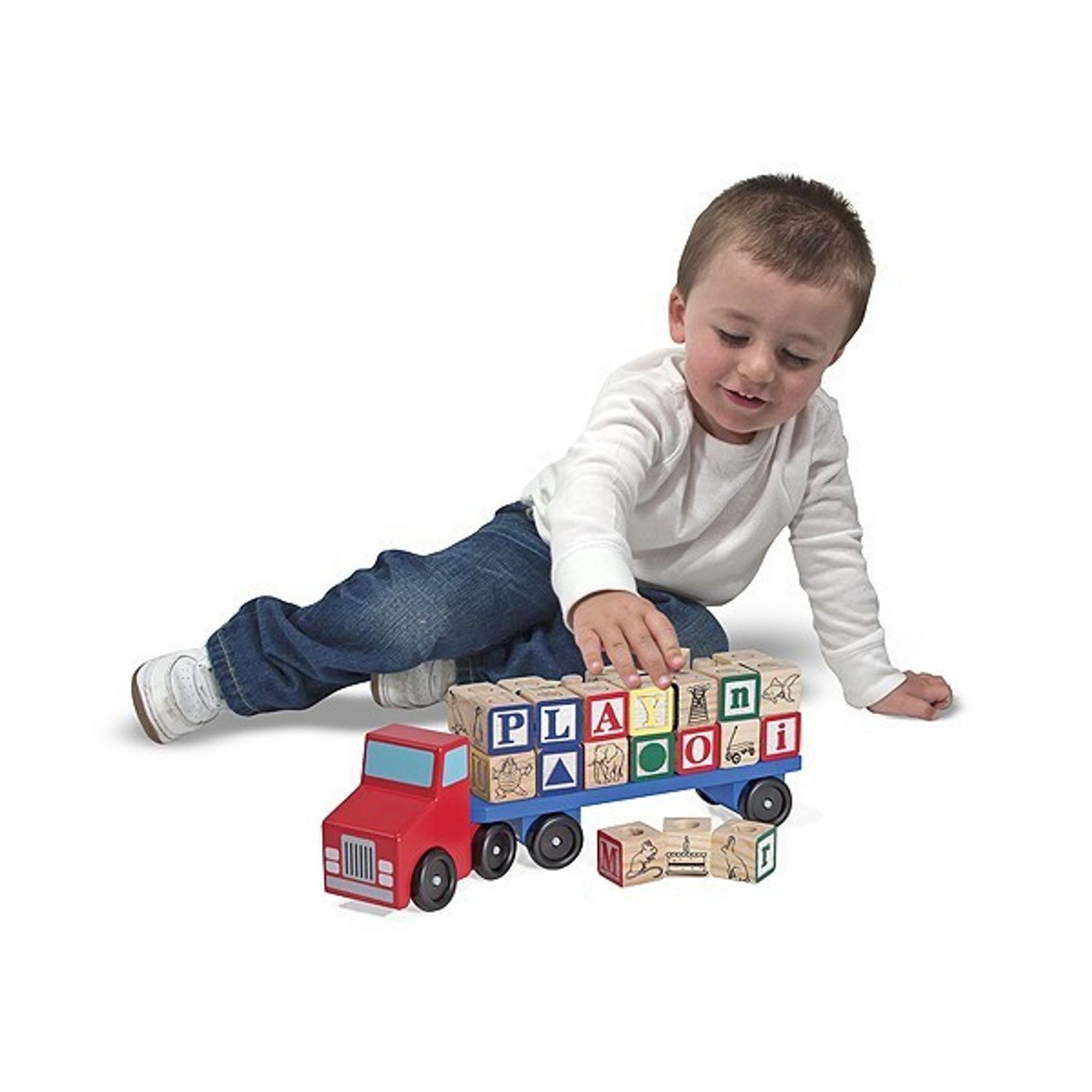 Camionul Alfabet Melissa and Doug fotografia produsului