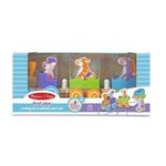 Trenulet din lemn cu animale - Melissa and Doug fotografia produsului View 4 S