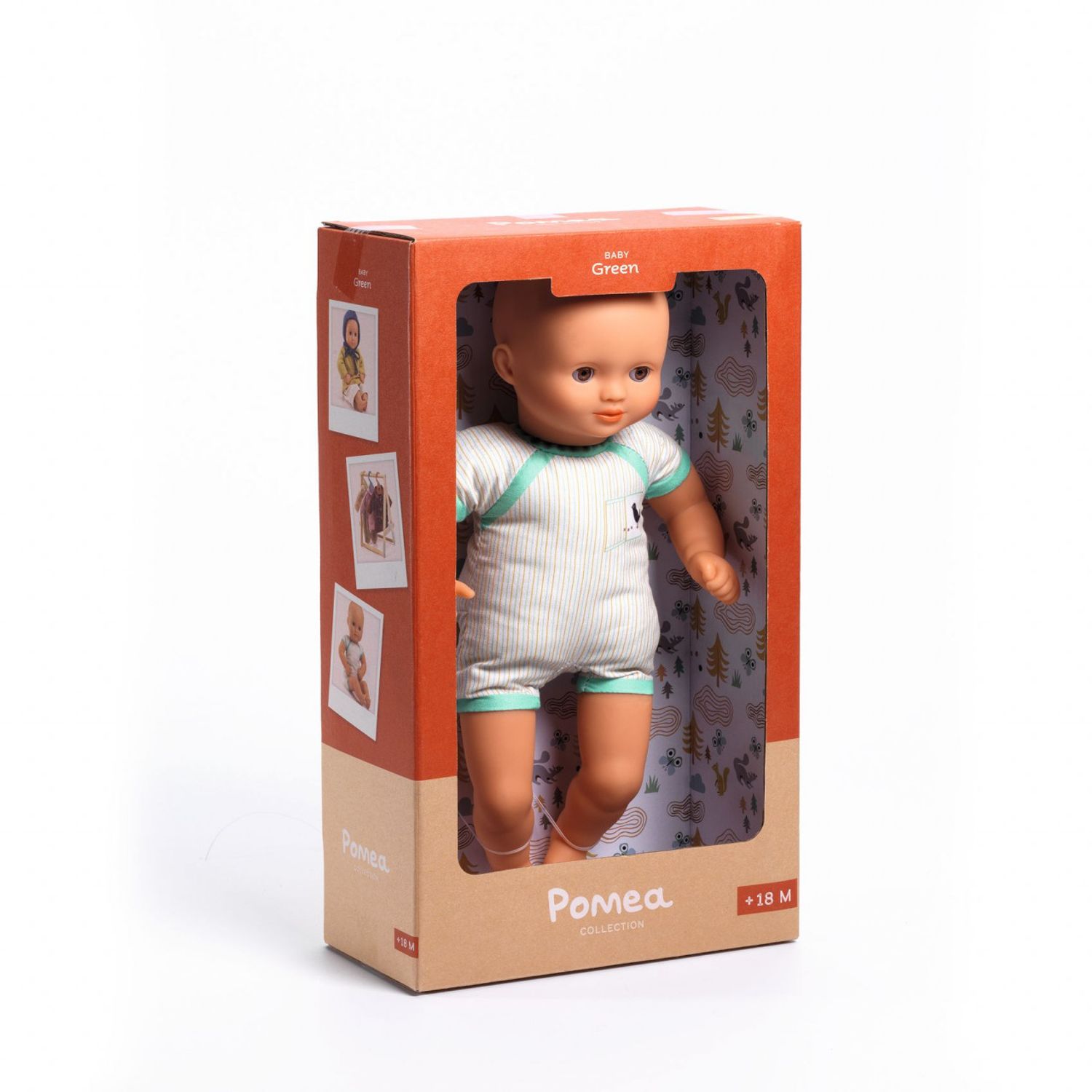 Bebelus cu body verde, Djeco fotografia produsului View 2 L