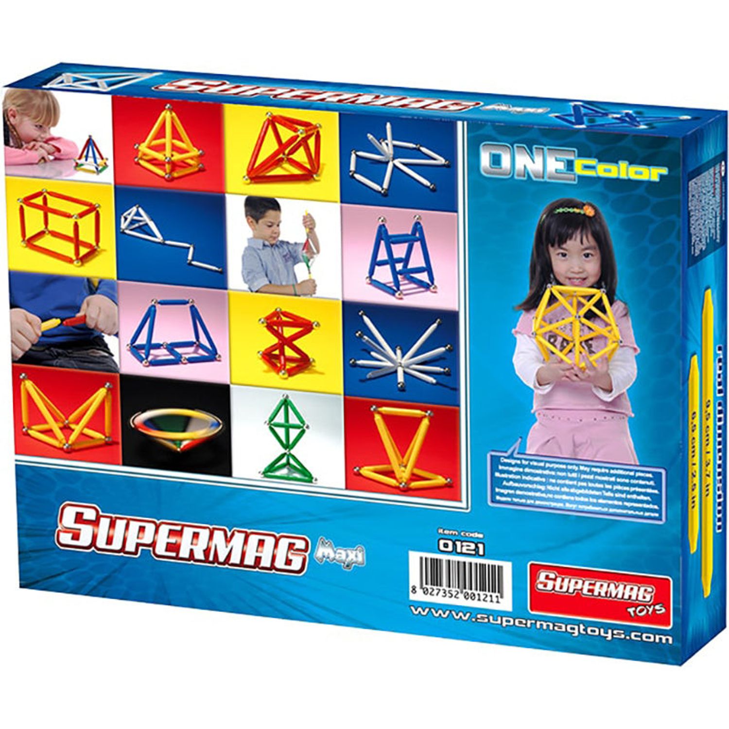 Supermag Maxi One Color - Set Constructie 22 Piese fotografia produsului View 2 L