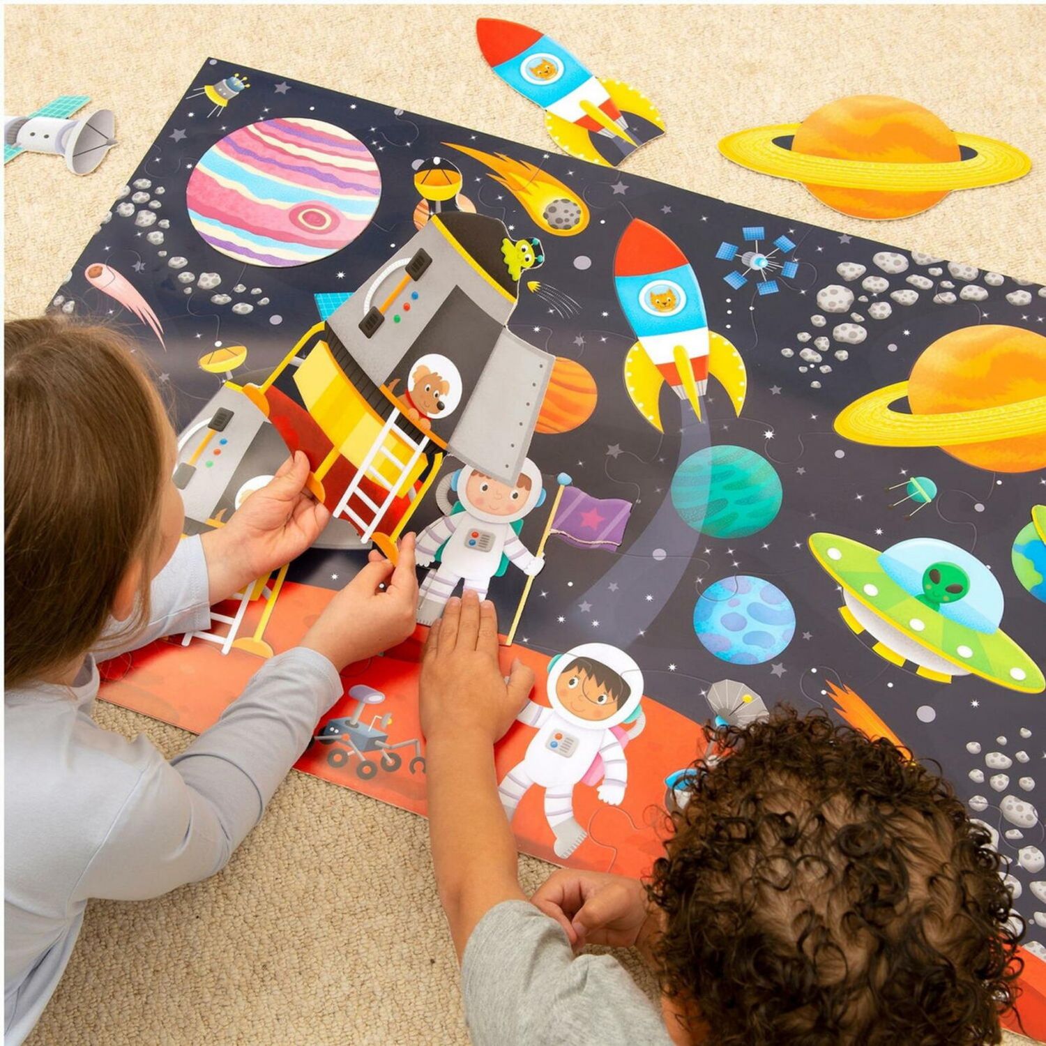 Puzzle de podea - Spatiul cosmic (30 piese) fotografia produsului View 4 L