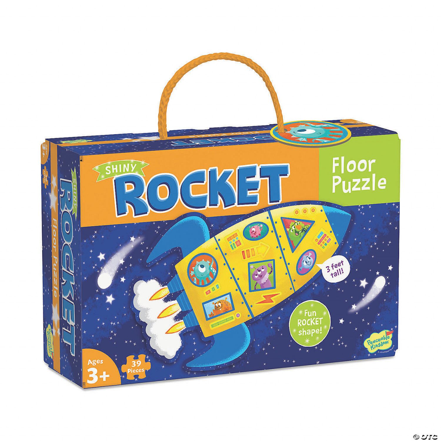 Puzzle de podea in forma de racheta Rocket Floor Puzzle fotografia produsului