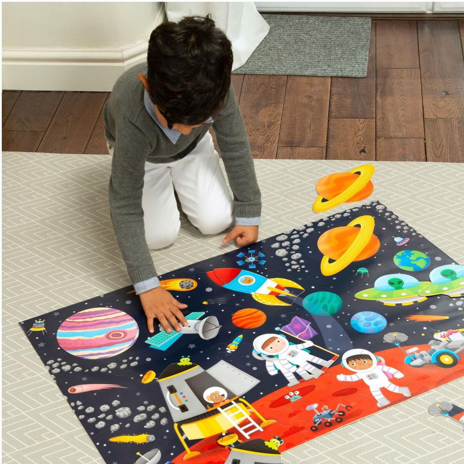 Puzzle de podea - Spatiul cosmic (30 piese) fotografia produsului View 6 L