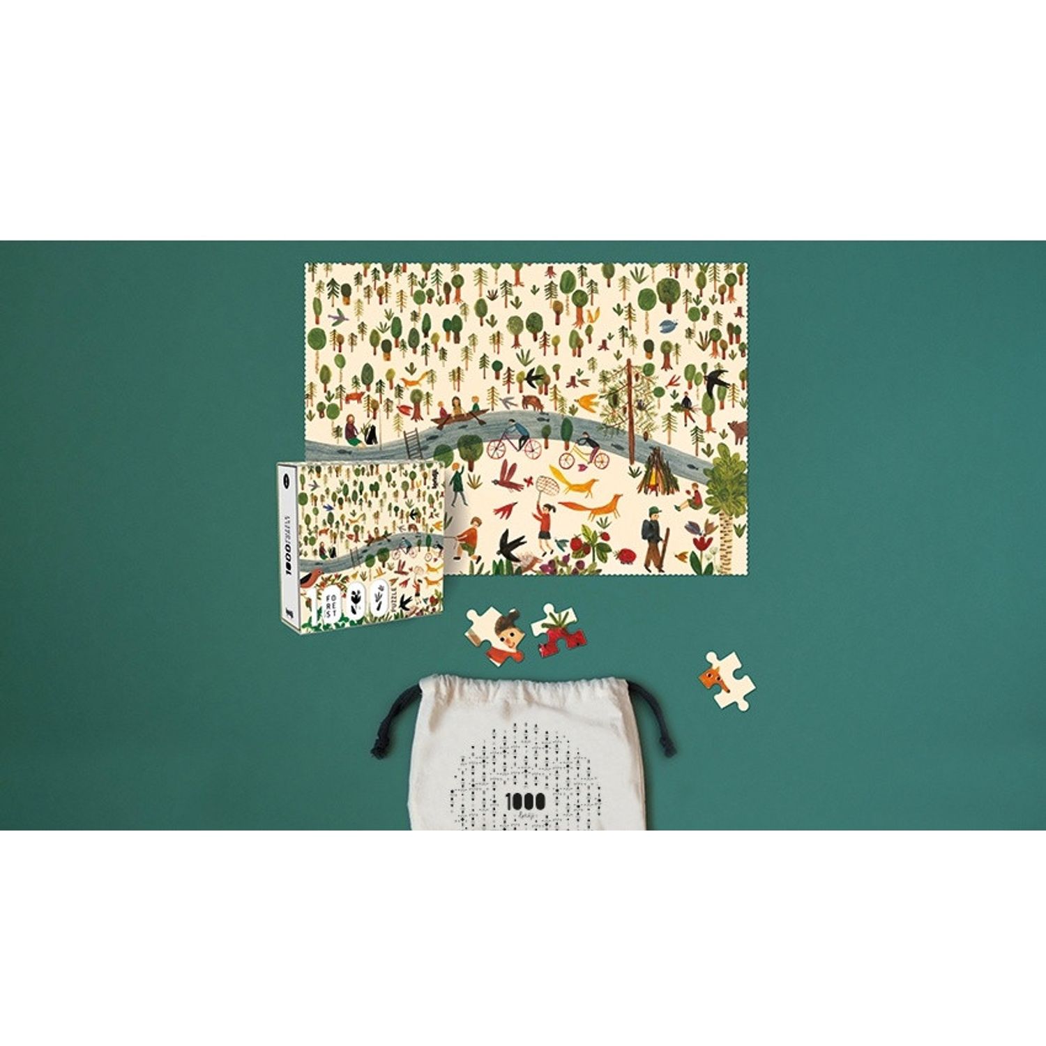 Puzzle padurea Londji, 1000 piese fotografia produsului View 2 L